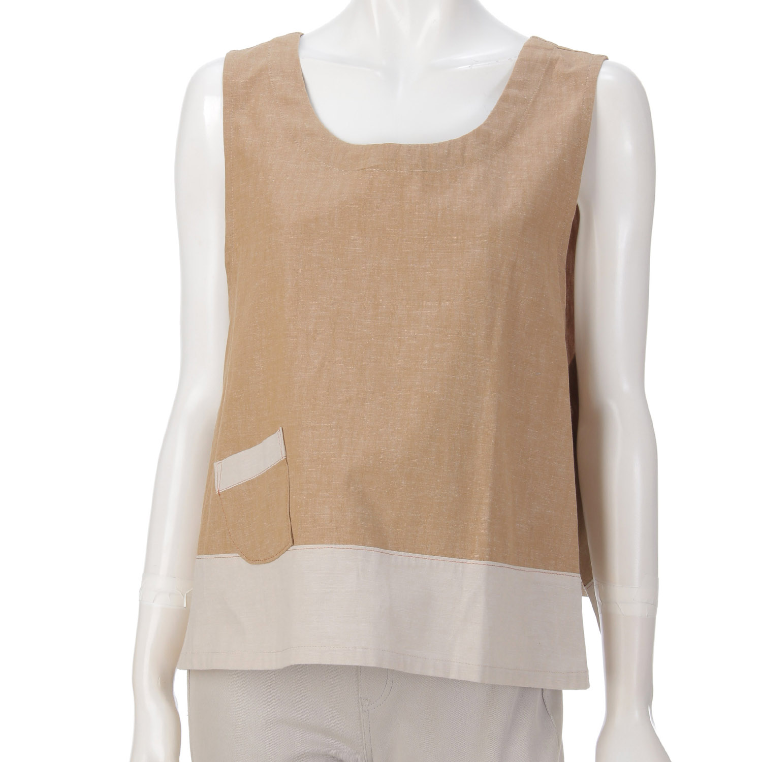 アトリエ雅 無地配色ベスト