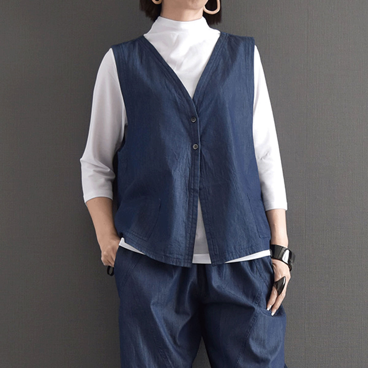 ケトレード ライトオンスデニムベスト