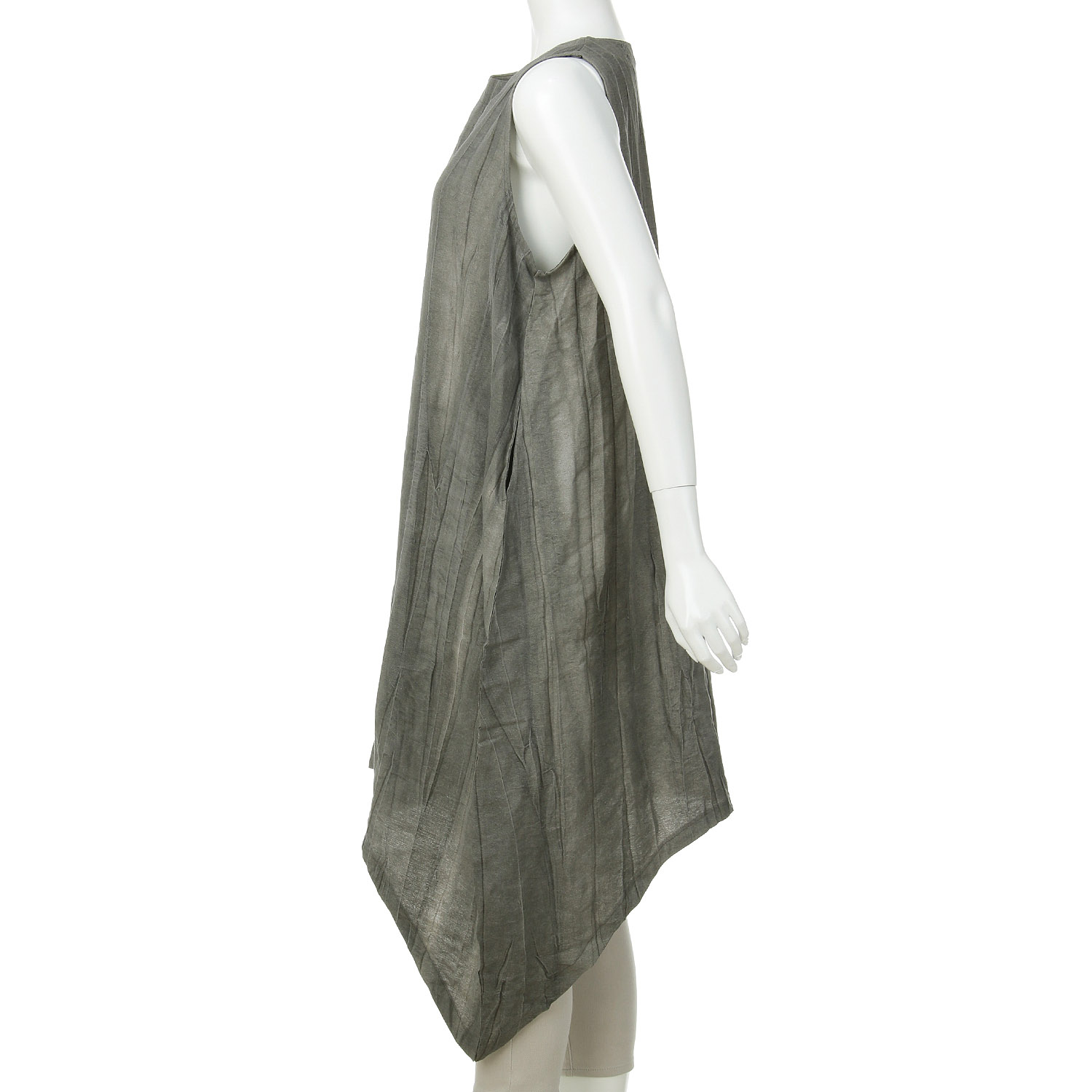 ケトレード 絞り染め綿麻混2WAYチュニック - 画像2