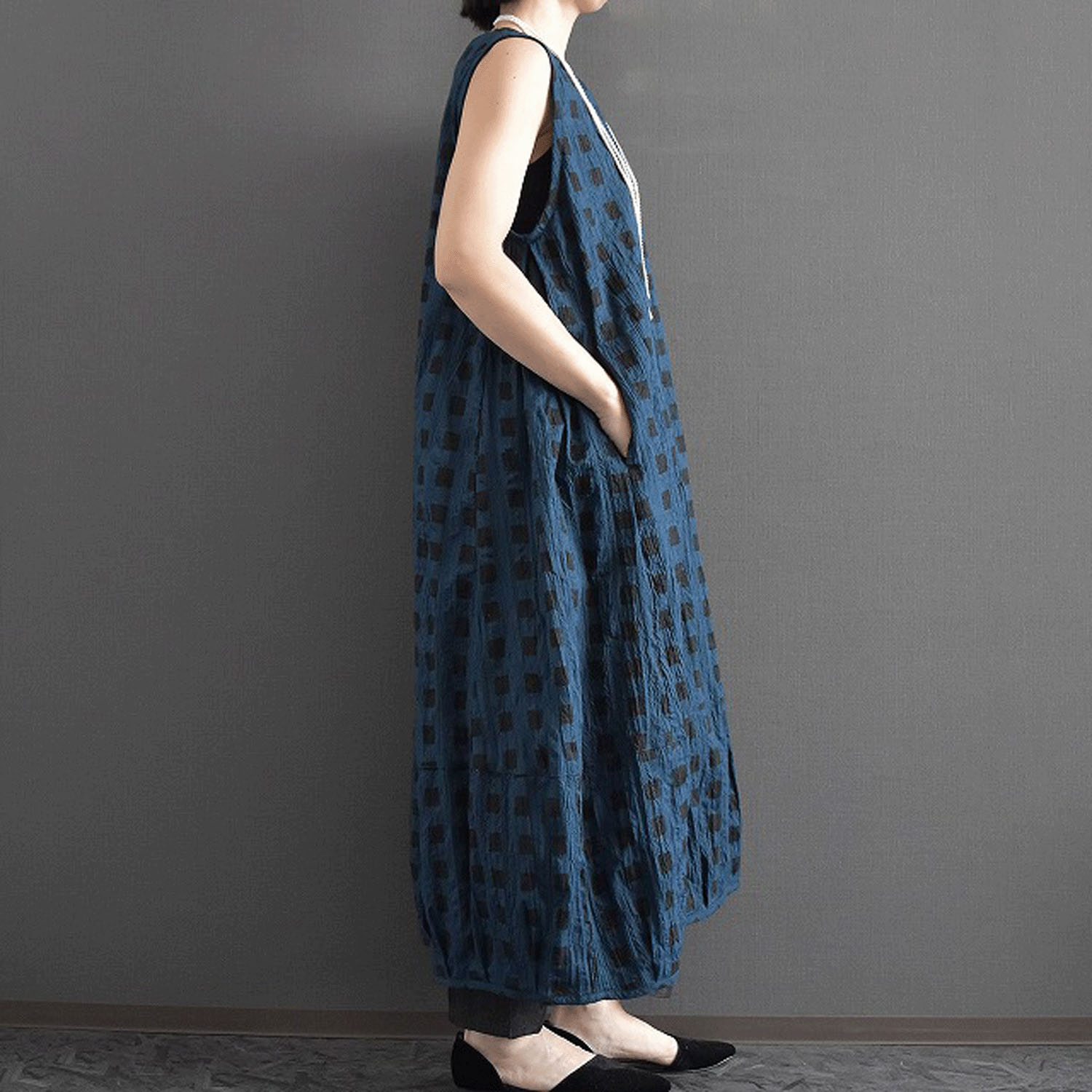 ケトレード 化繊コットンジャンパースカート - 画像4