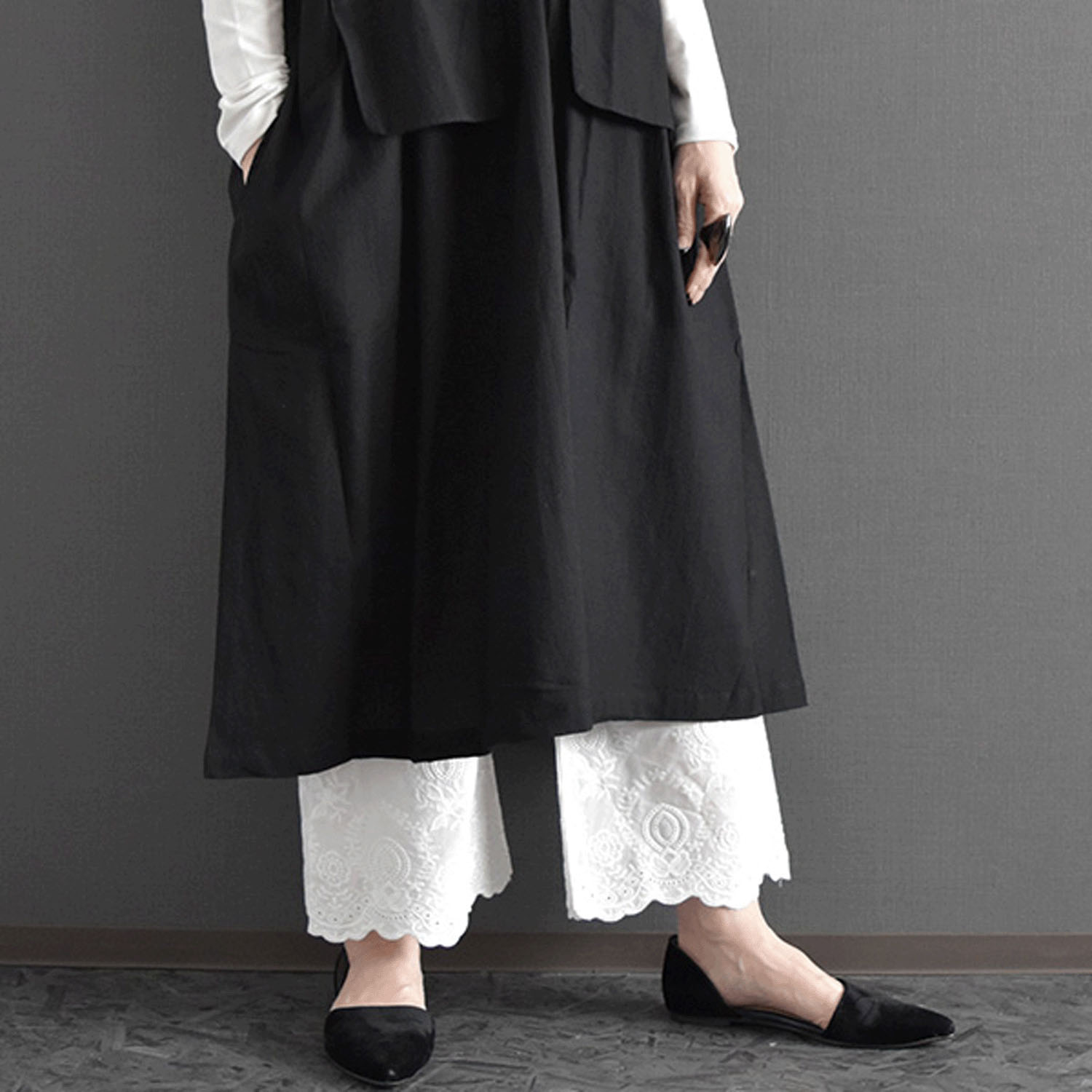 ケトレード 裾レースぺチパンツ