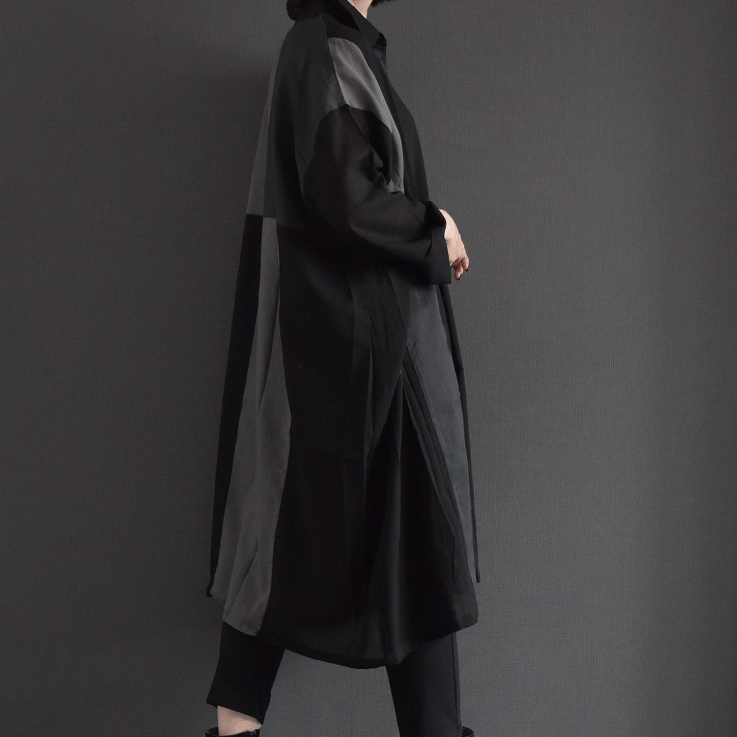 ケトレード サールーパッチワークシャツワンピース - 画像2