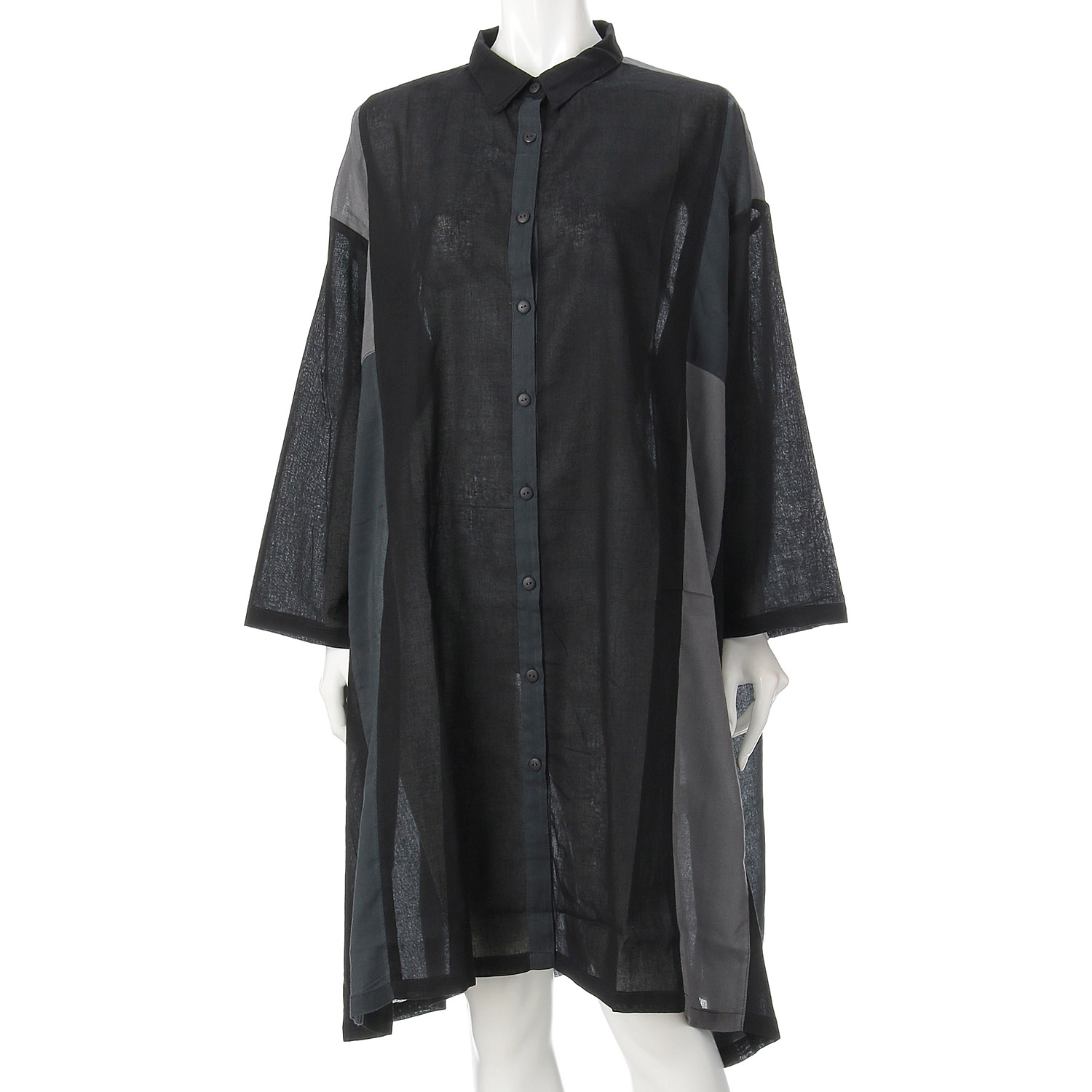 ケトレード サールーパッチワークシャツワンピース - 画像3