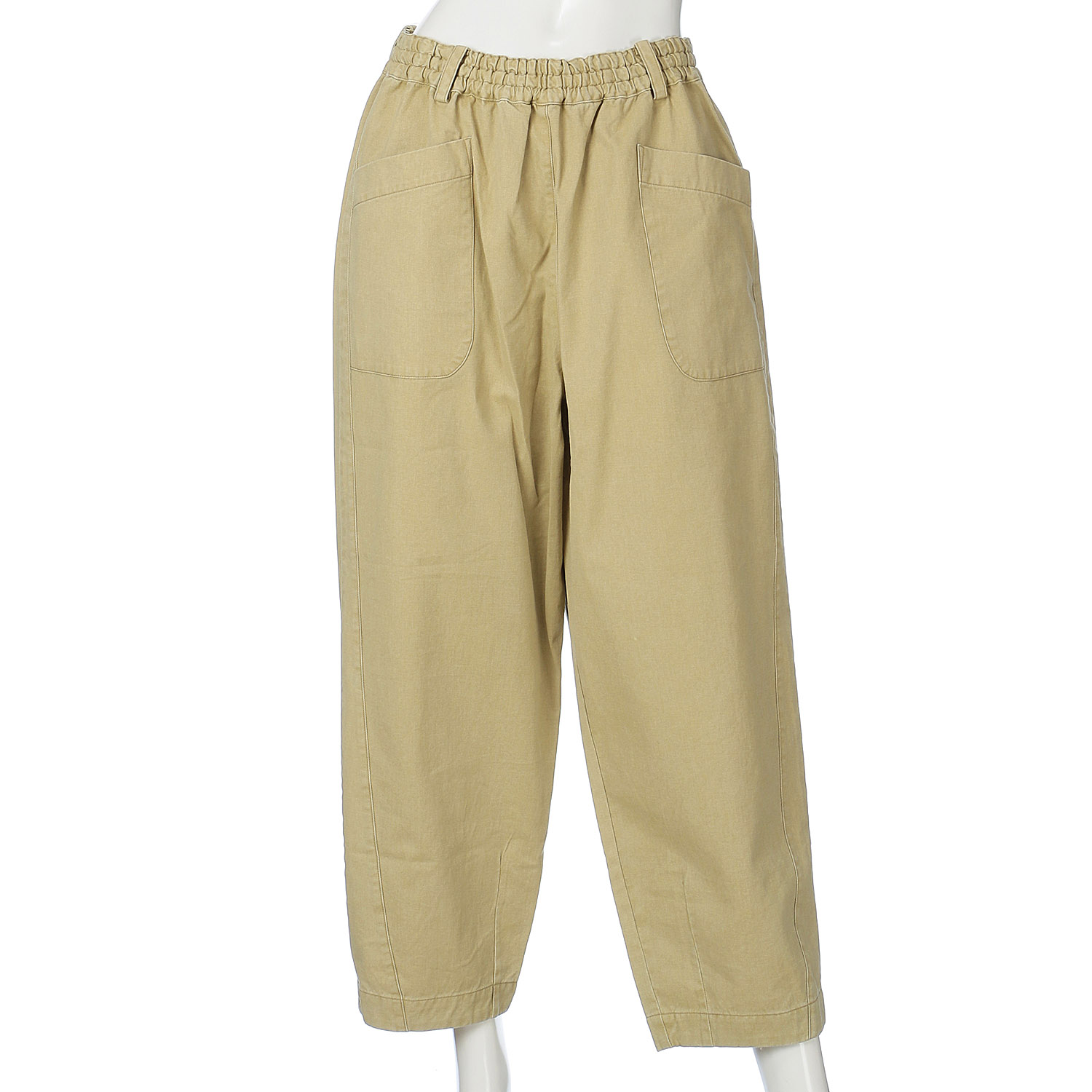 インディゴ ヘビーウォッシュコットンパンツ - 画像3