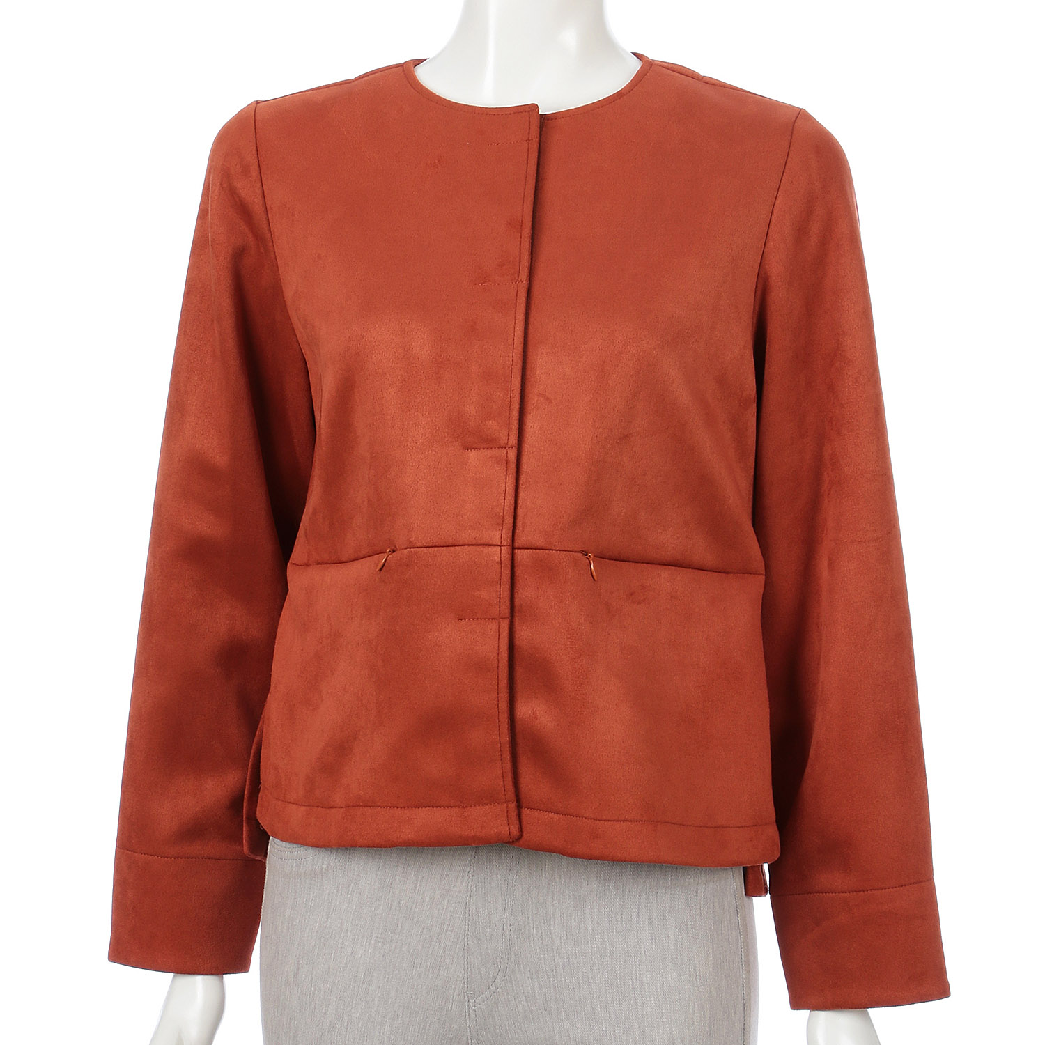 ストレッチスエードジャケット