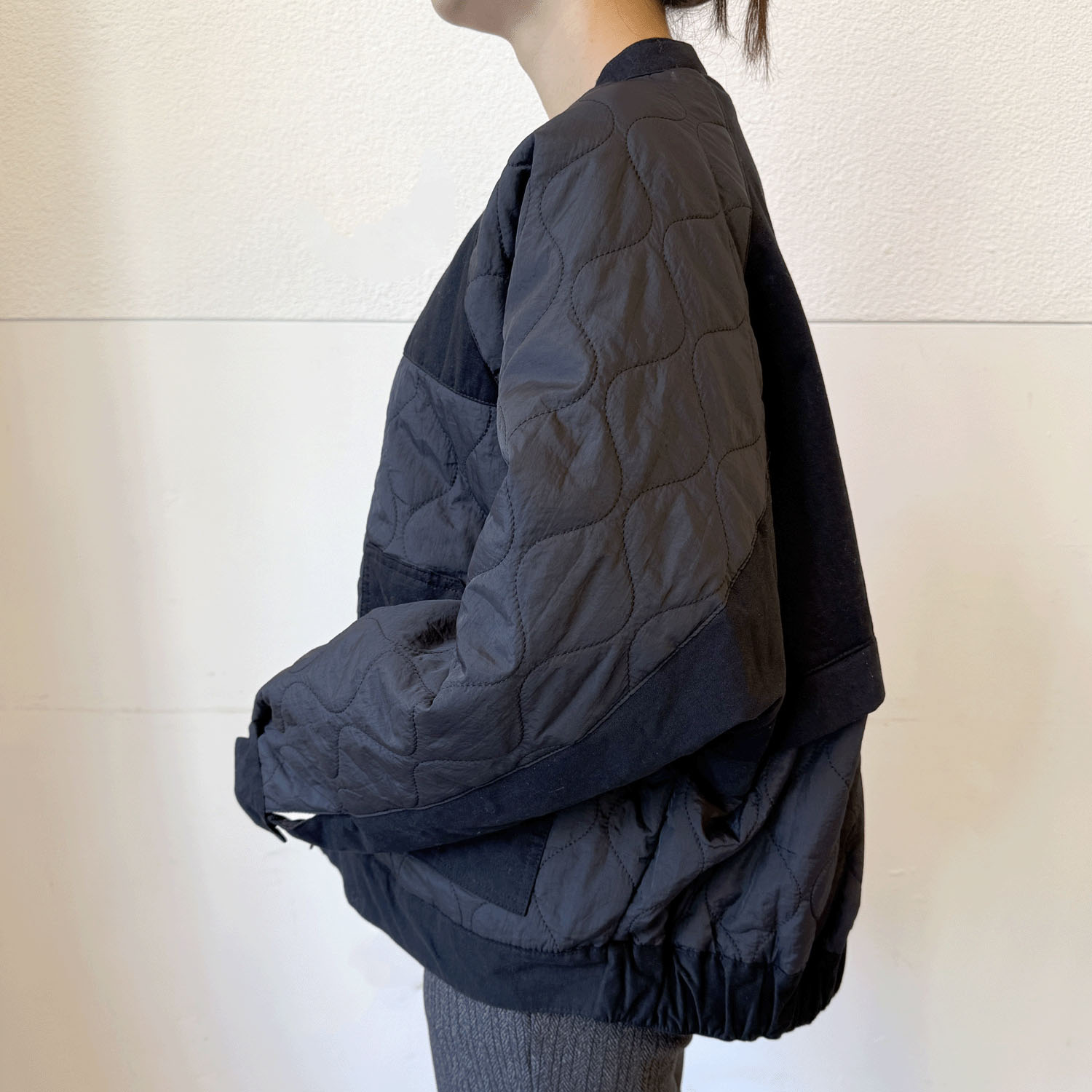 【LUPILIEN】キルティングドルマンブルゾン - 画像4