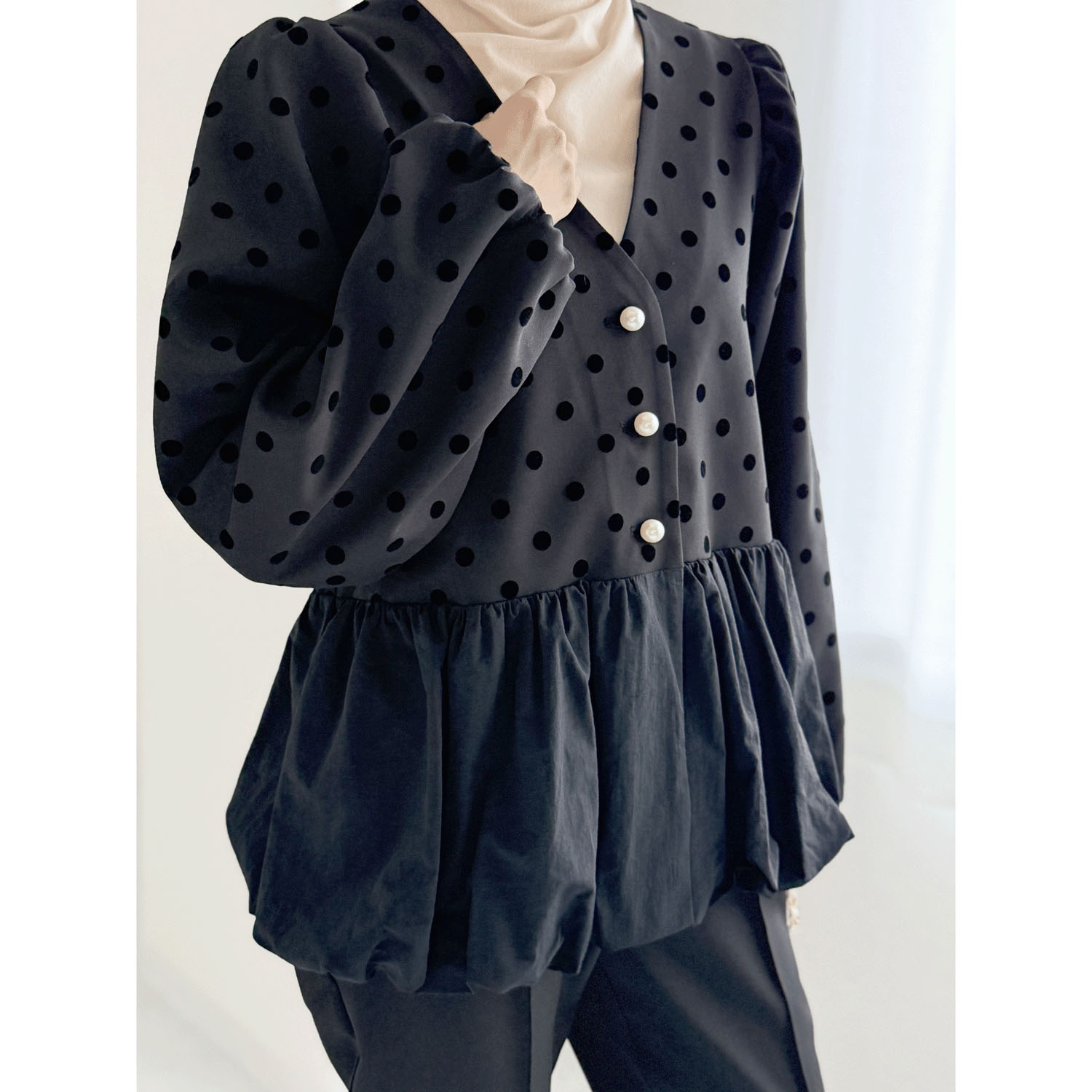 【my life】バルーン切替ジャケット - 画像7