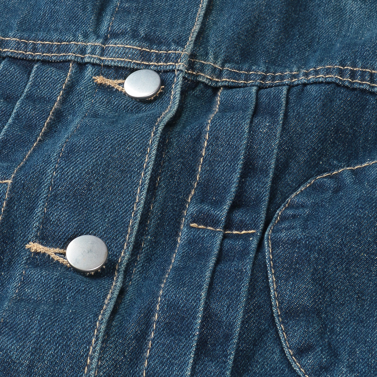 ハートポケットデニムジャケット - 画像4