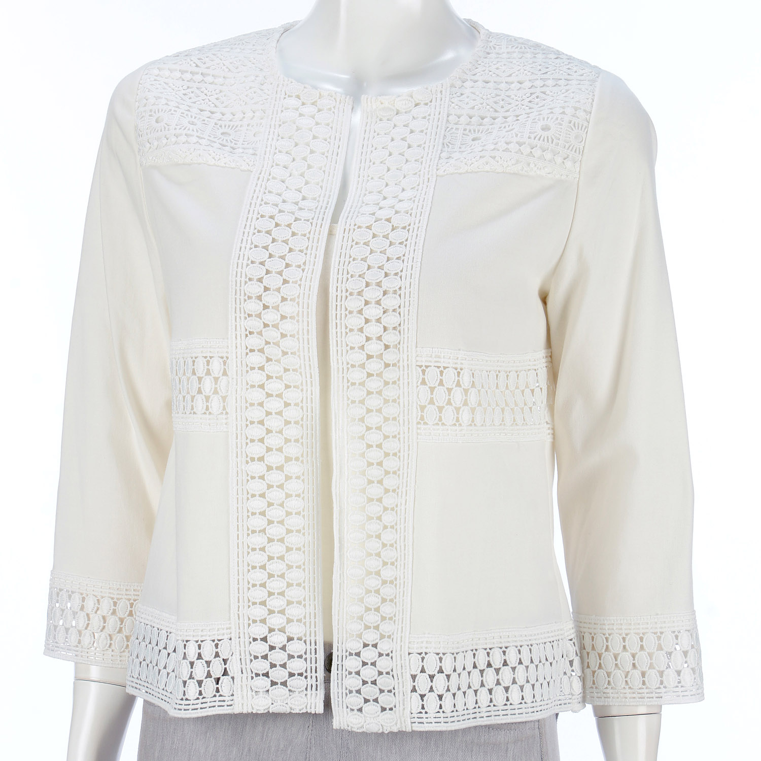 デニム調綿麻PUジャケット - 画像11