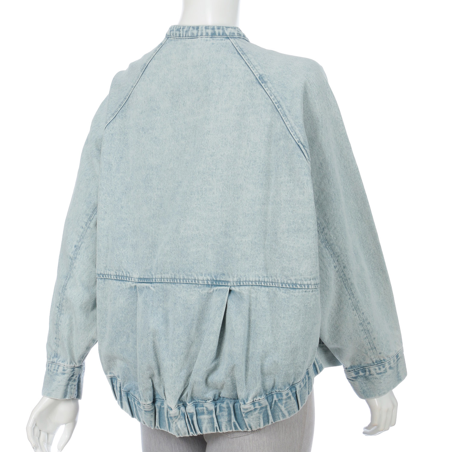 LUPIRIEN カラーデニムラグランブルゾン - 画像4