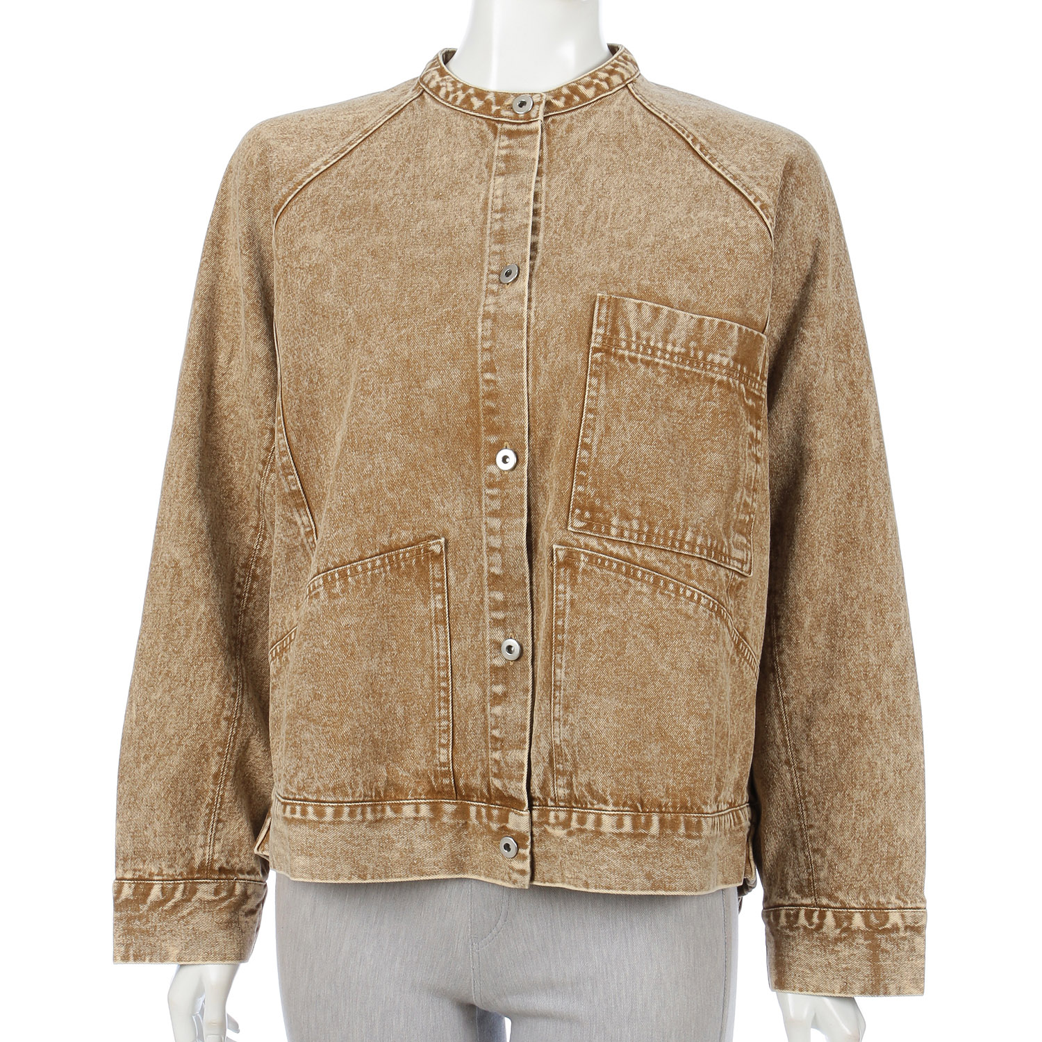 LUPIRIEN カラーデニムラグランブルゾン