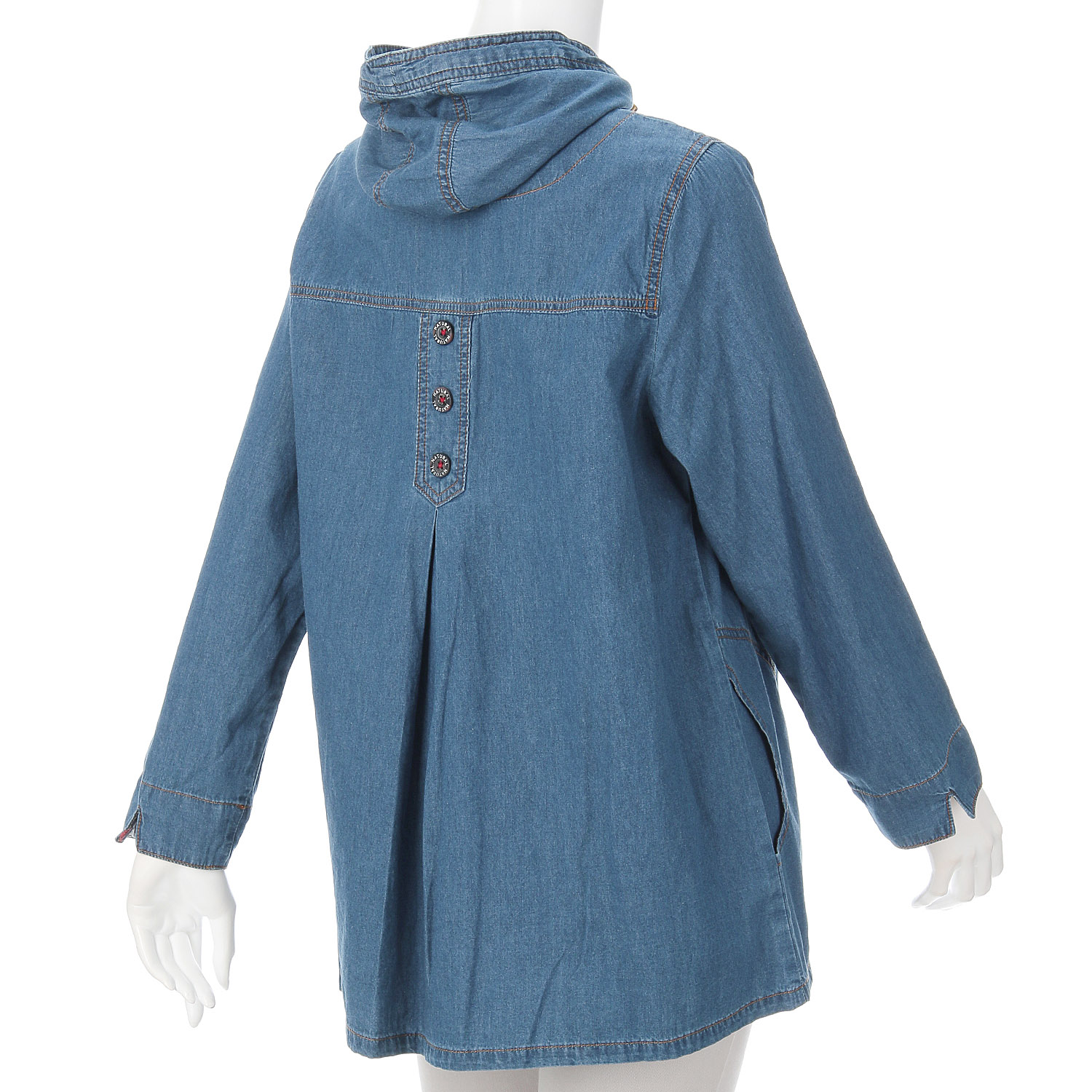 別布使いデニムジャケット - 画像3