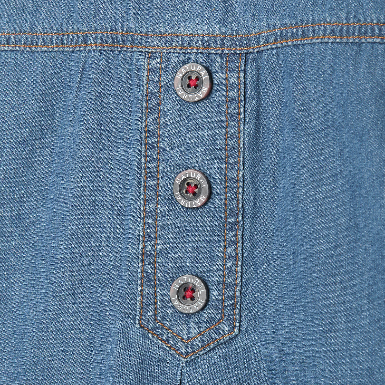 別布使いデニムジャケット - 画像4