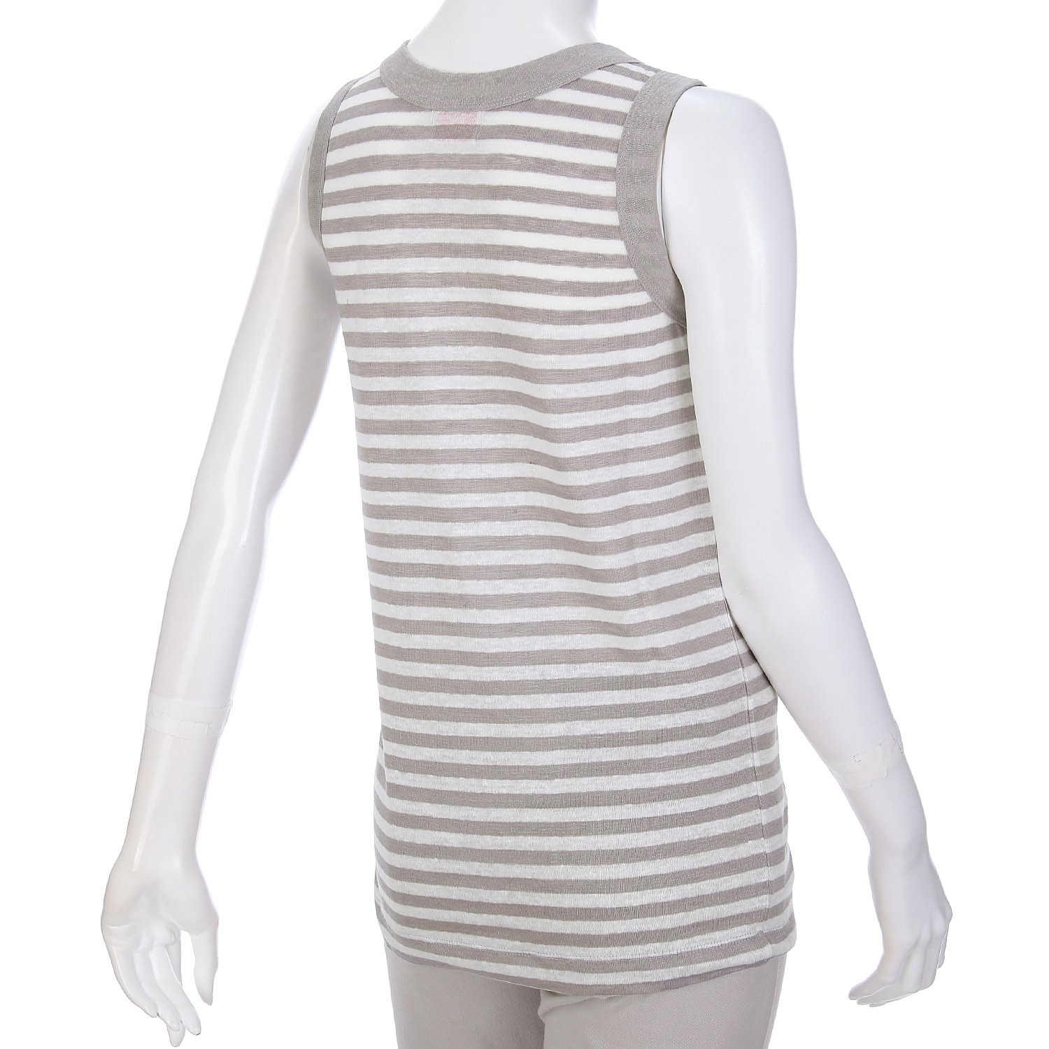 mao made スタンダード細しましまタンクトップ - 画像3