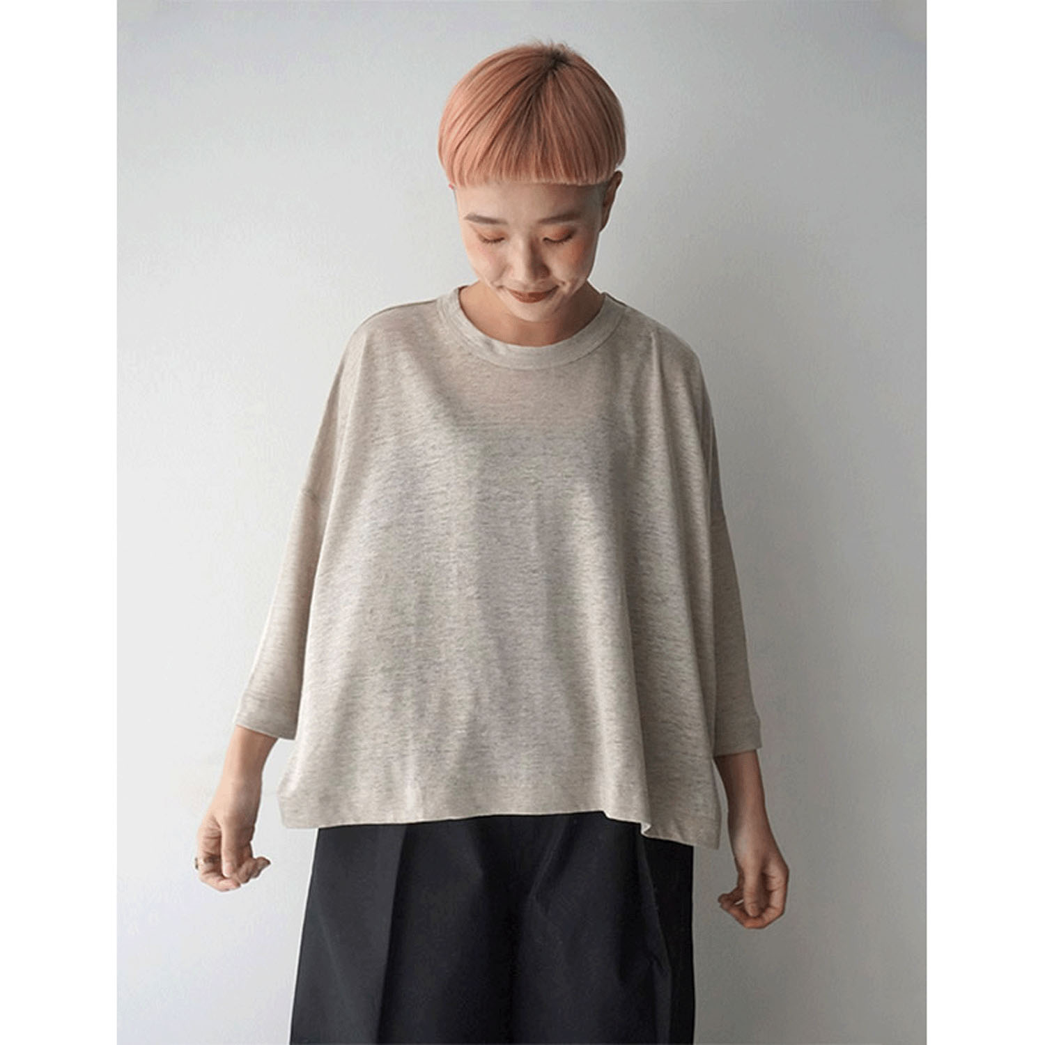 mao made 7分袖ワイドTEE - 画像6