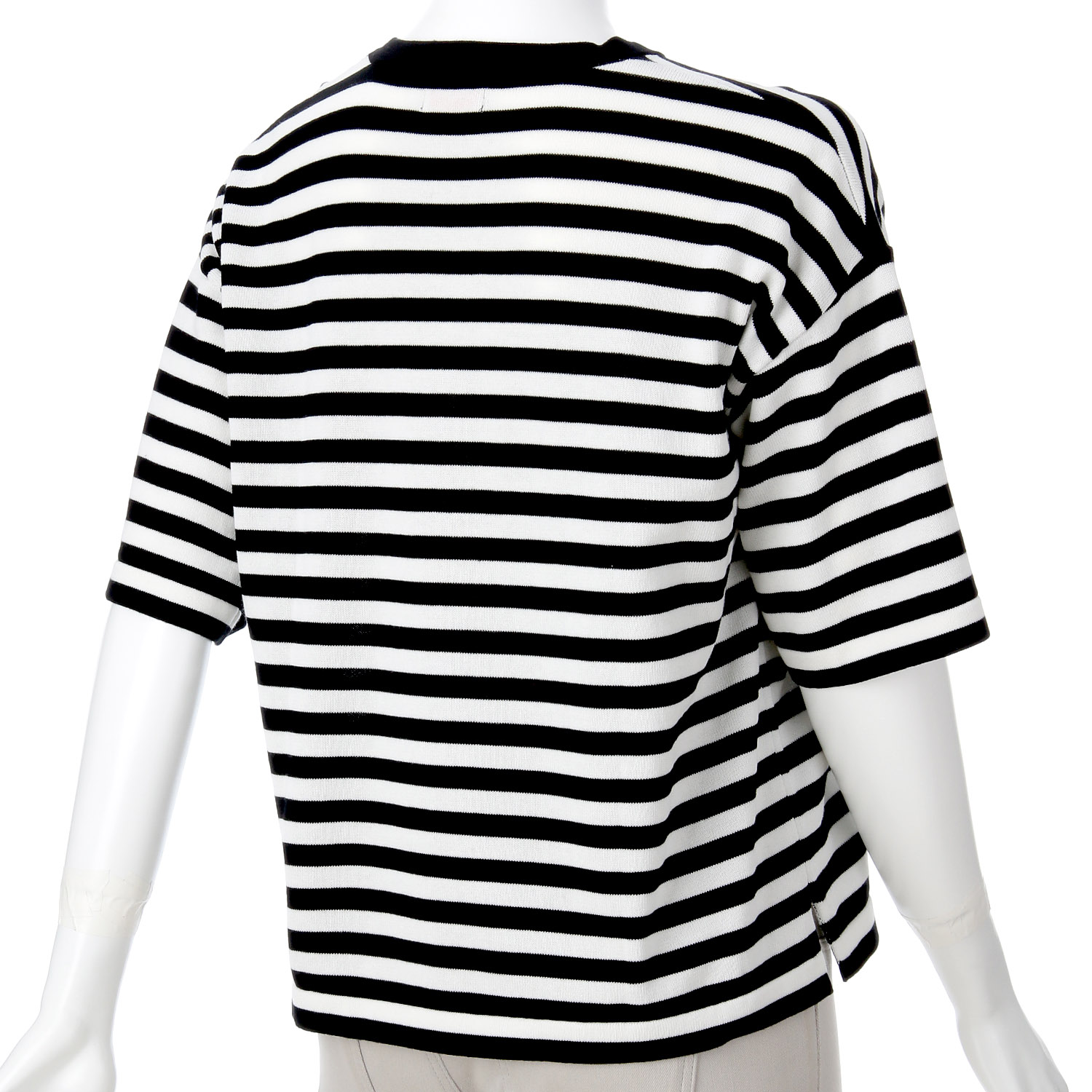 【Insta Live】mao made ハート刺繍5分袖ニットTEE - 画像8