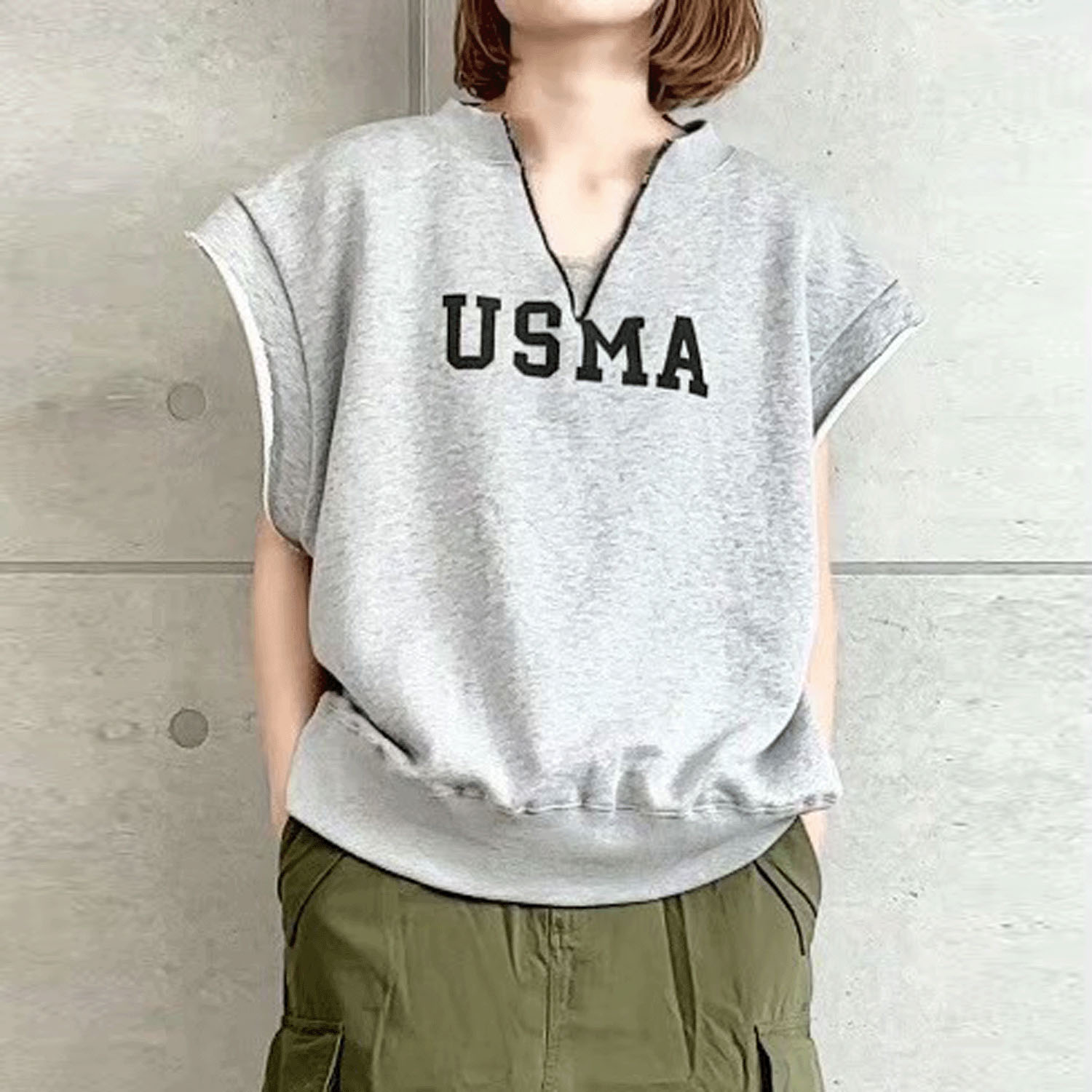 alee 裏毛スウェットベスト - 画像3