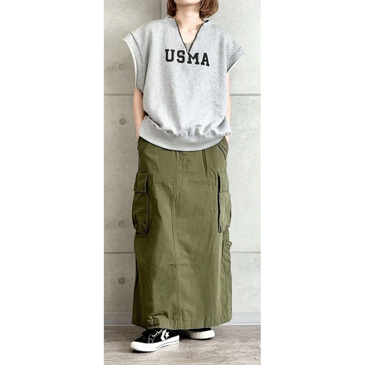 alee 裏毛スウェットベスト - 画像4