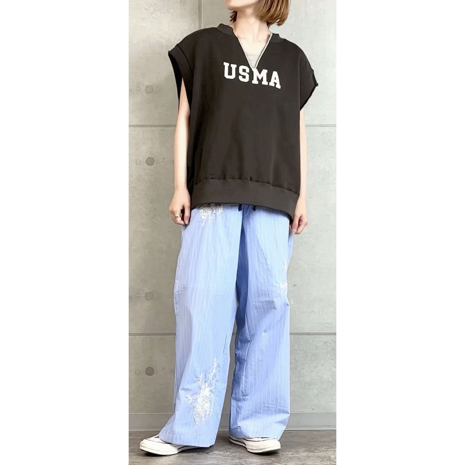 【Insta Live】alee 裏毛スウェットベスト - 画像6