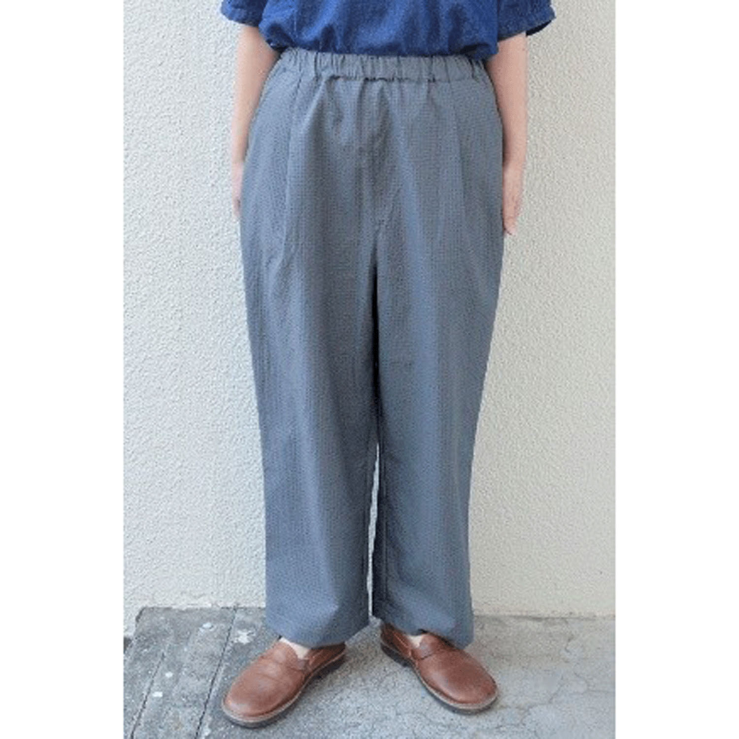 homeworking ランダムサッカー タックイージーパンツ