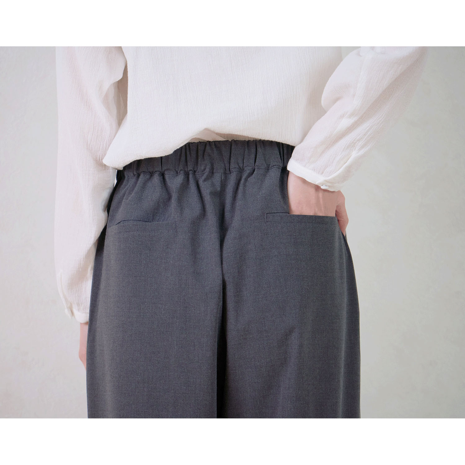 【Insta Live】le ciel 平織パンツ - 画像7