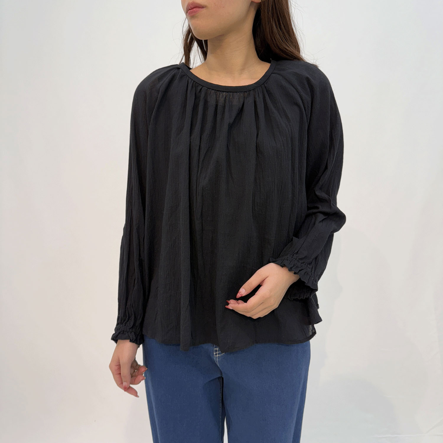 【Insta Live】le ciel コットンシフォンブラウス - 画像2