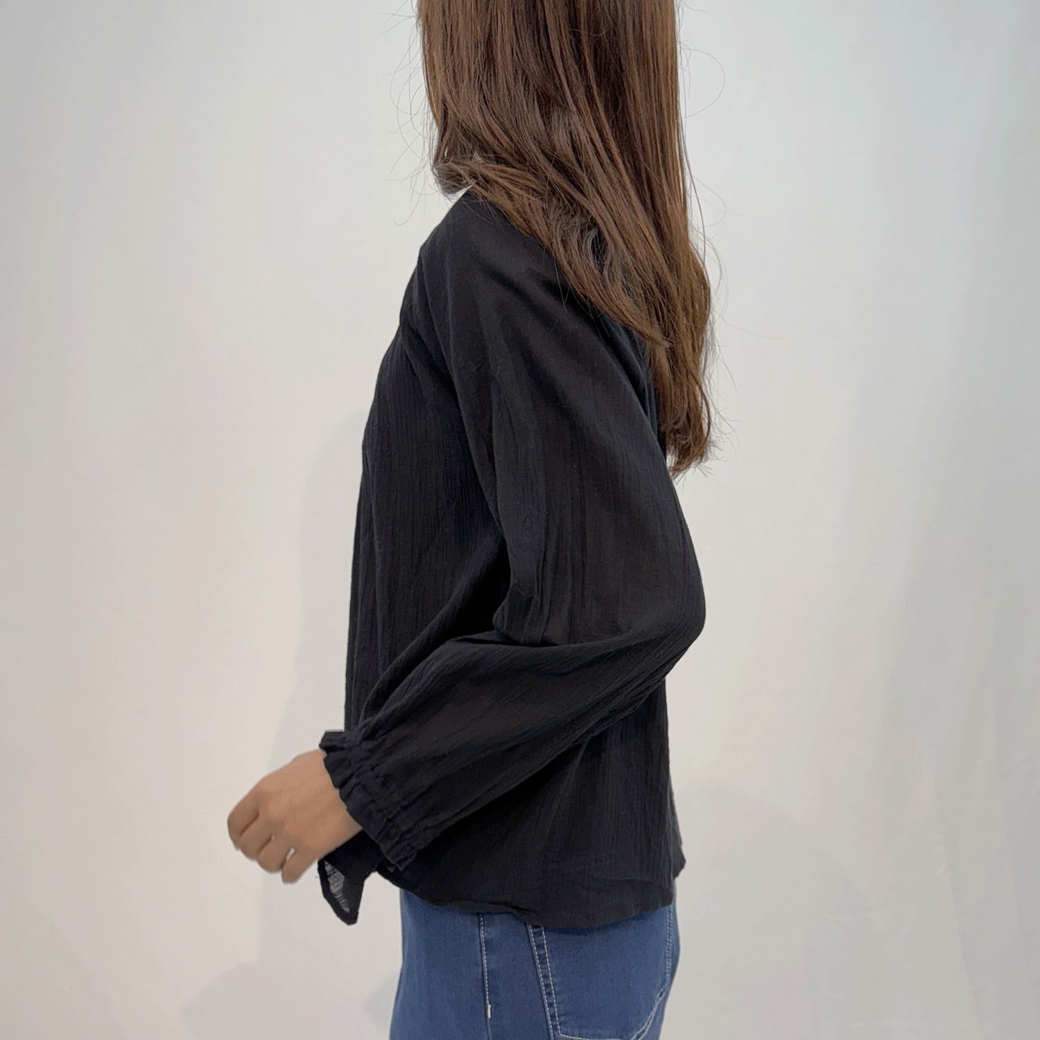 【Insta Live】le ciel コットンシフォンブラウス - 画像3