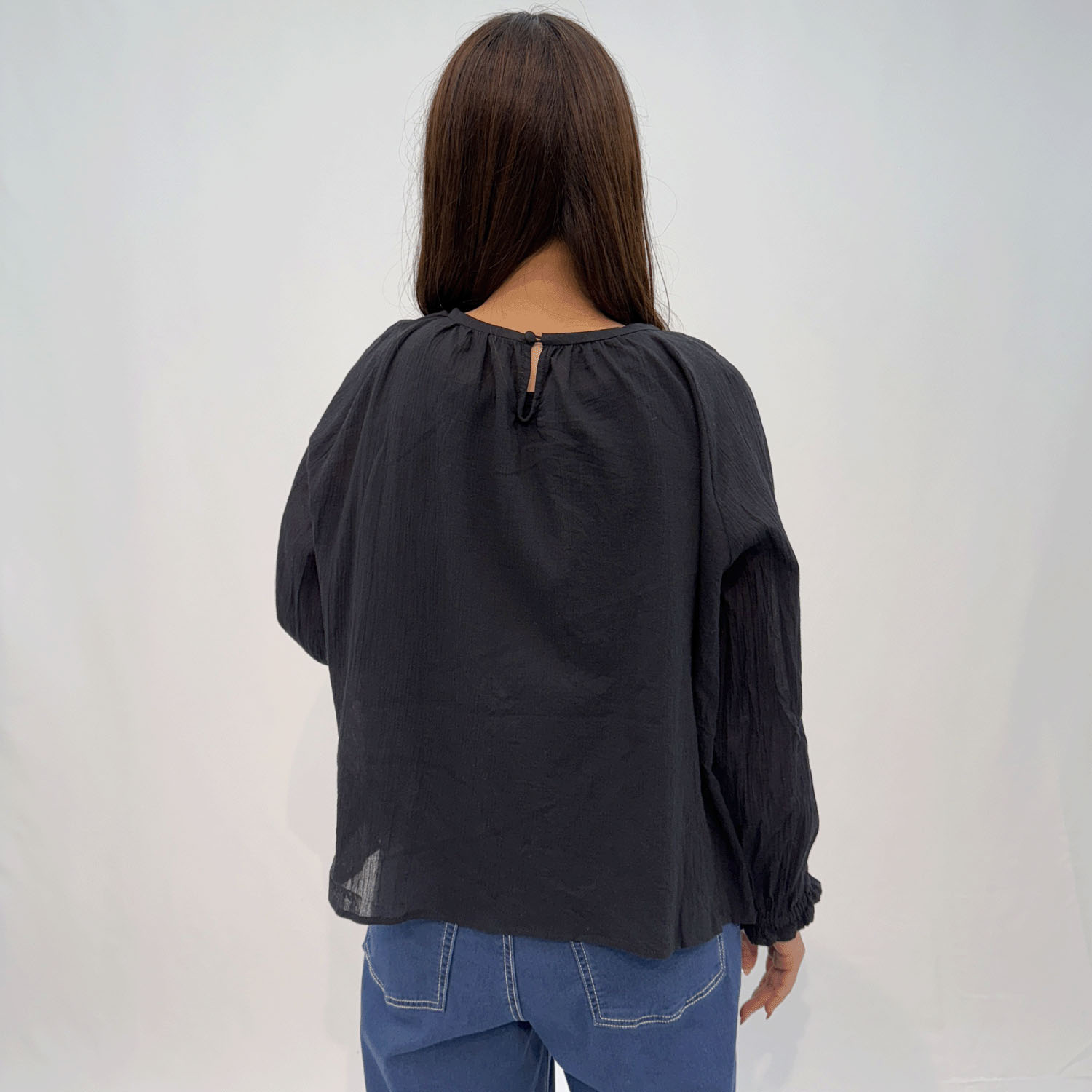 【Insta Live】le ciel コットンシフォンブラウス - 画像4