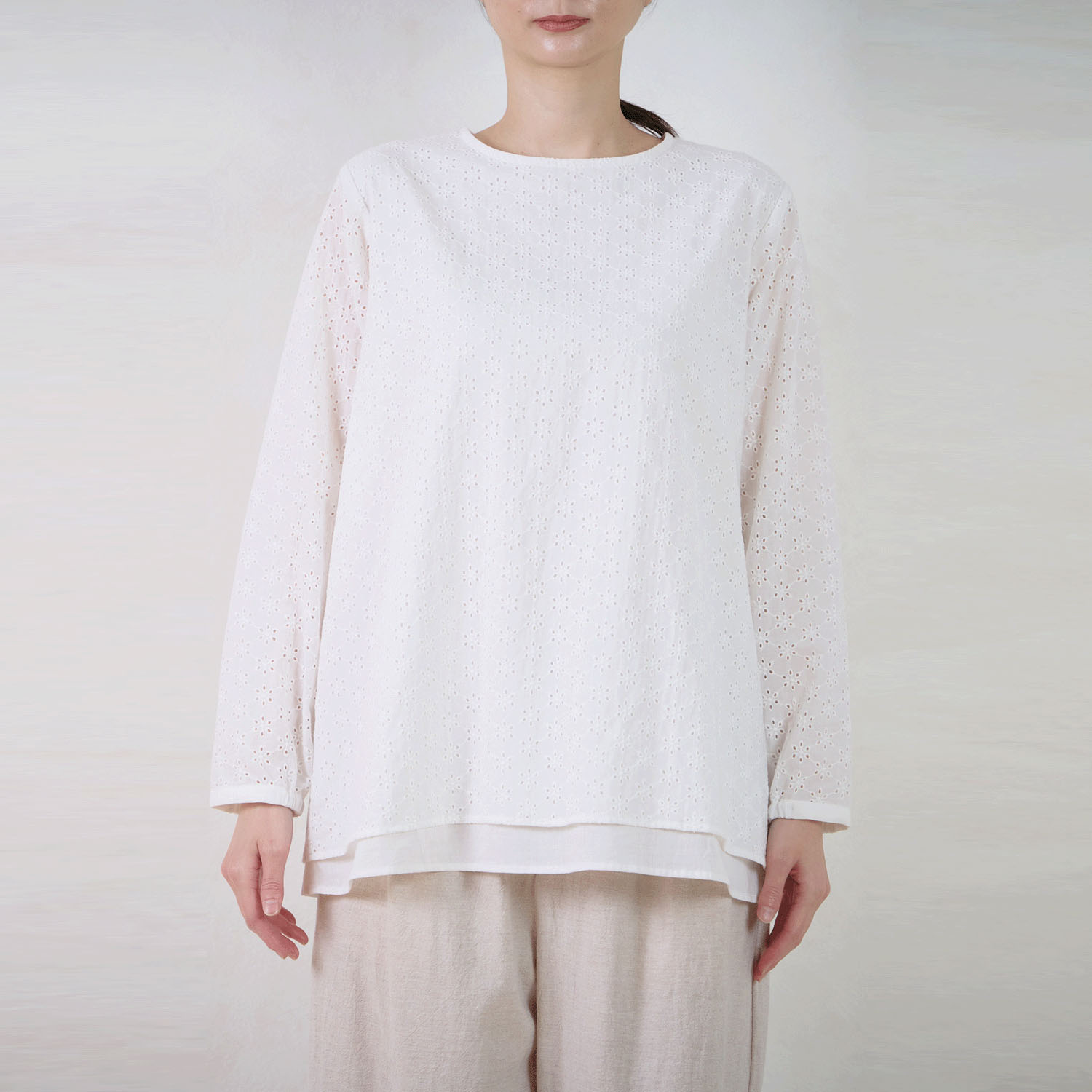 【Insta Live】le ciel 小花レースブラウス - 画像3