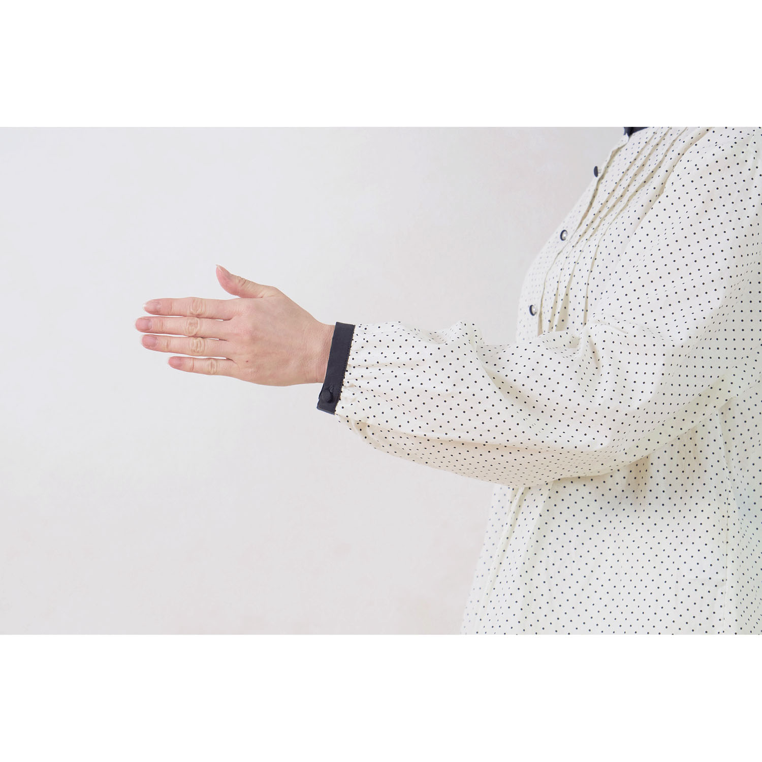 【Insta Live】le ciel ドットプリントブラウス - 画像7