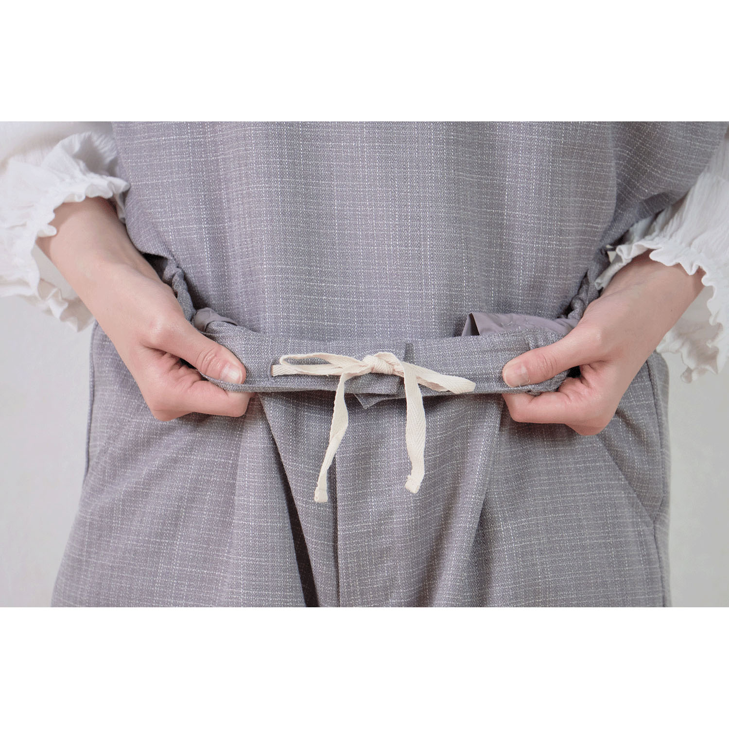 【Insta Live】le ciel ツイード調無地セットアップ（ジレ・パンツ） - 画像4