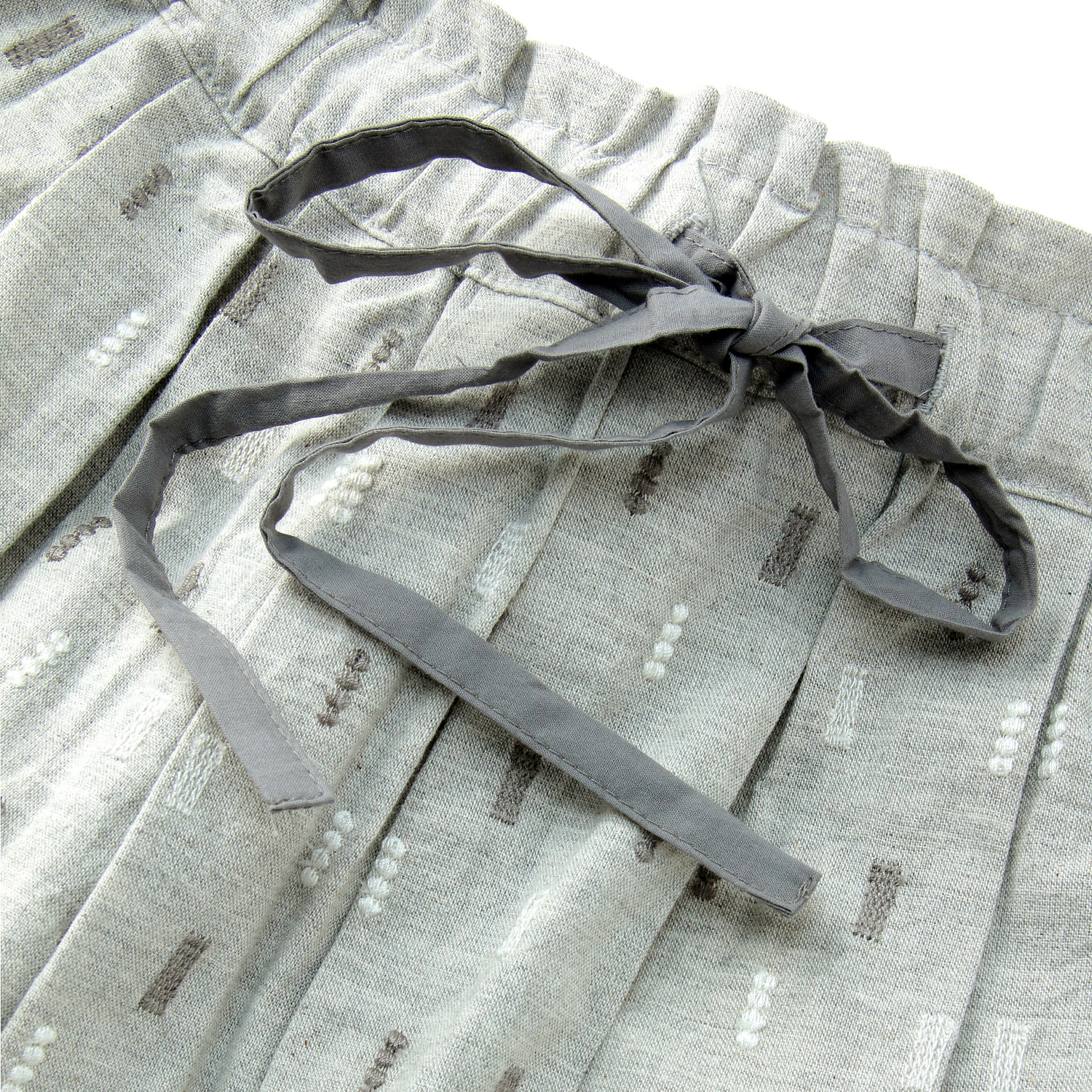 le ciel ダンガリーマルトシカク刺繍スカート - 画像5