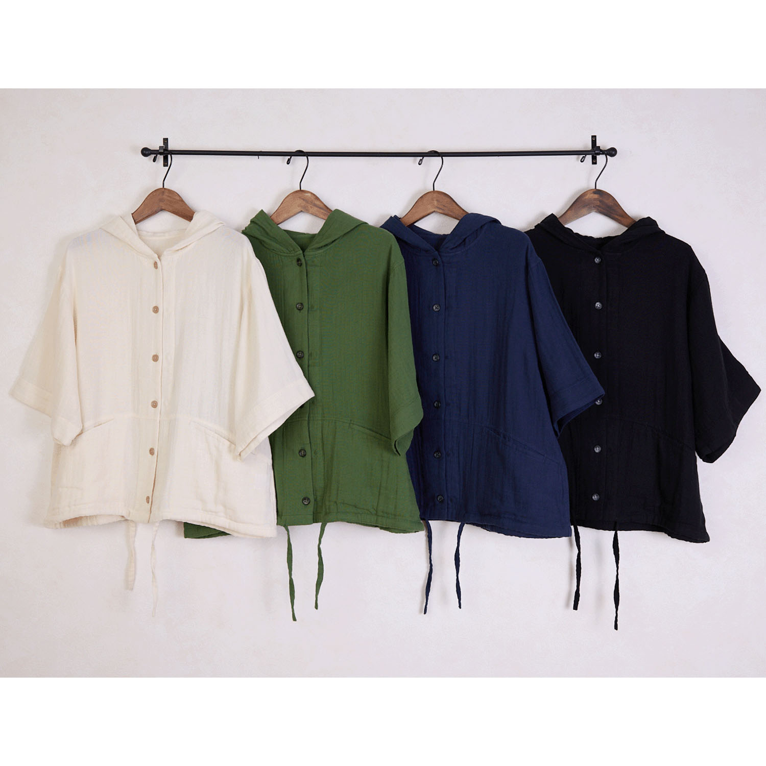 le ciel コットンガーゼパーカー - 画像2