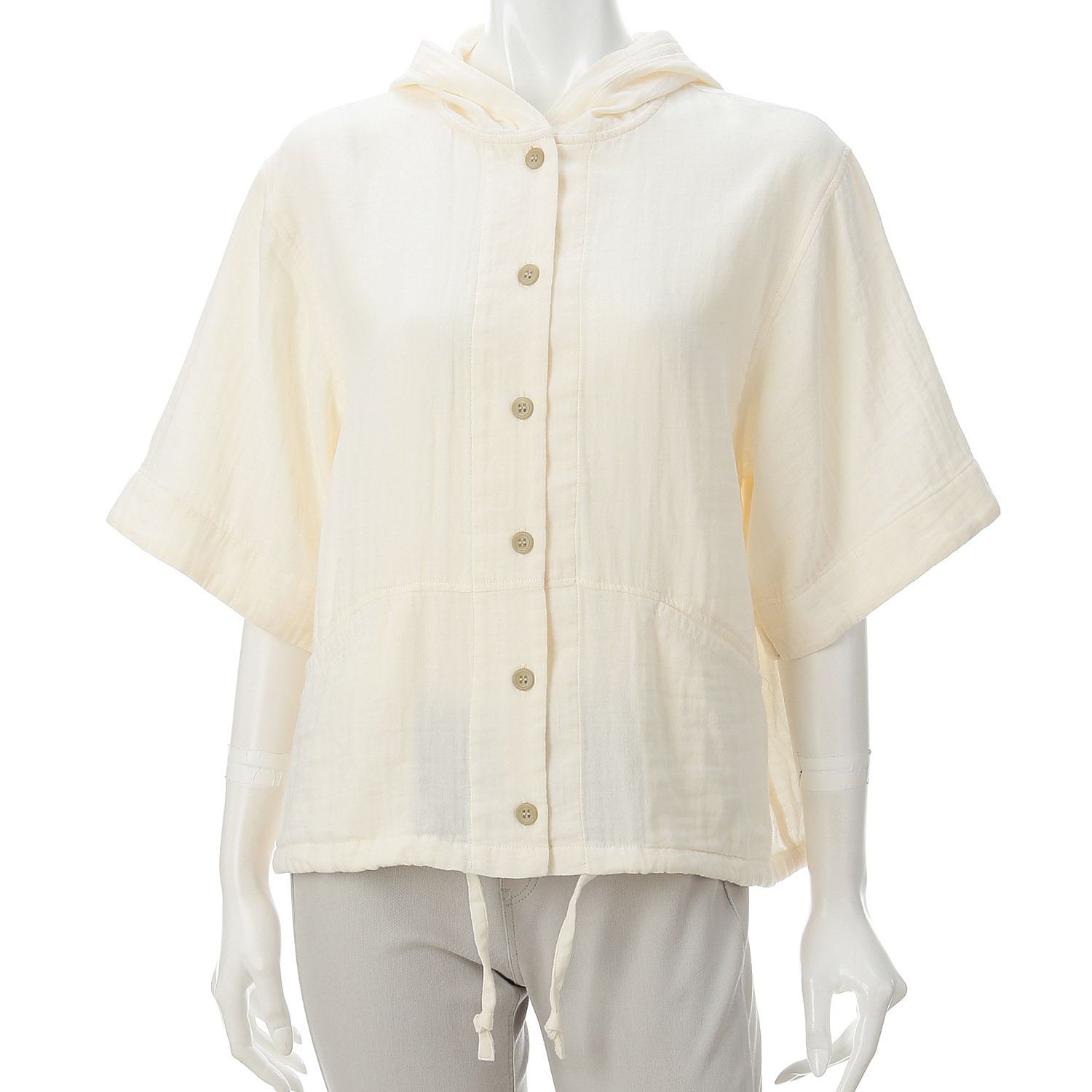 le ciel コットンガーゼパーカー - 画像4