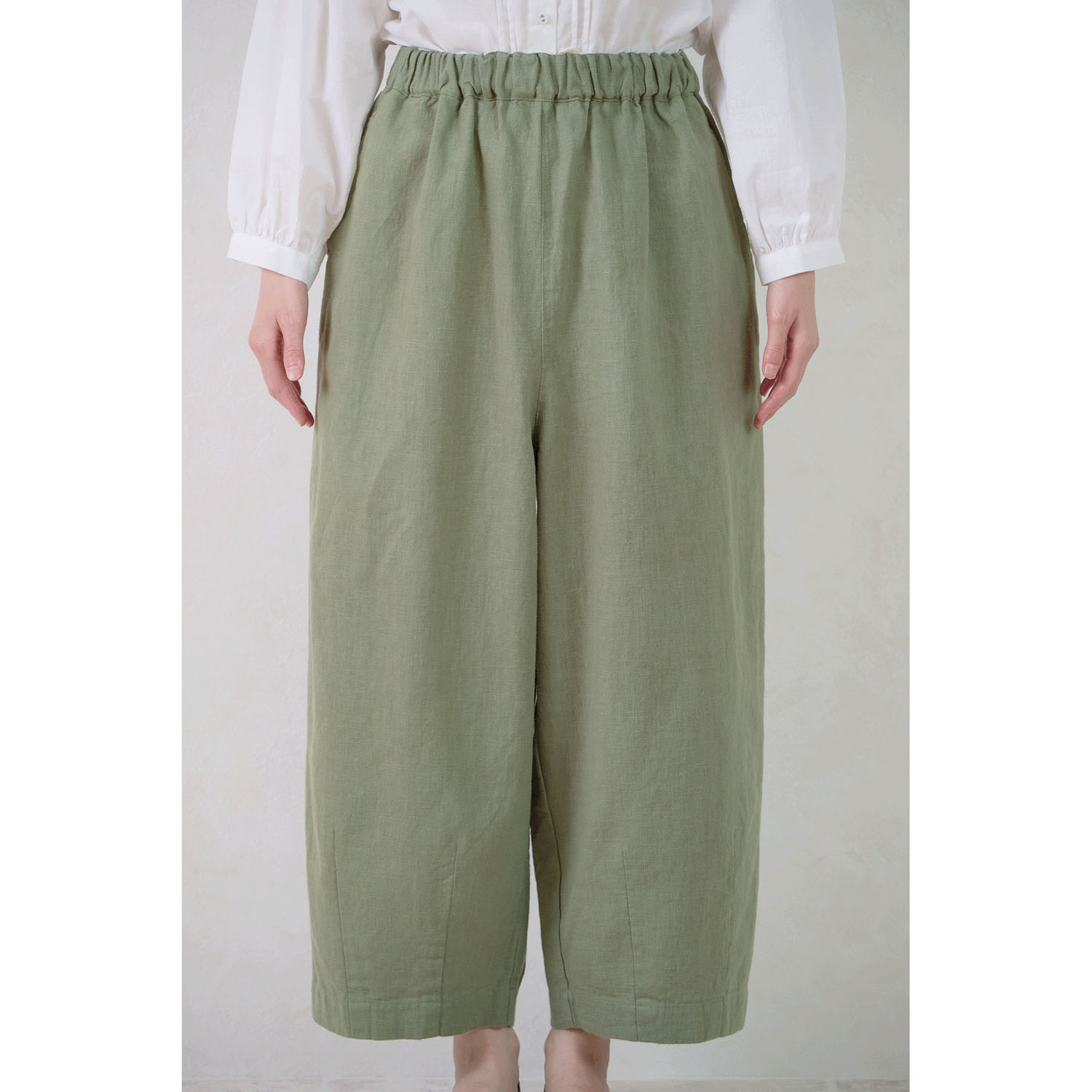 le ciel 麻綿平織パンツ - 画像7