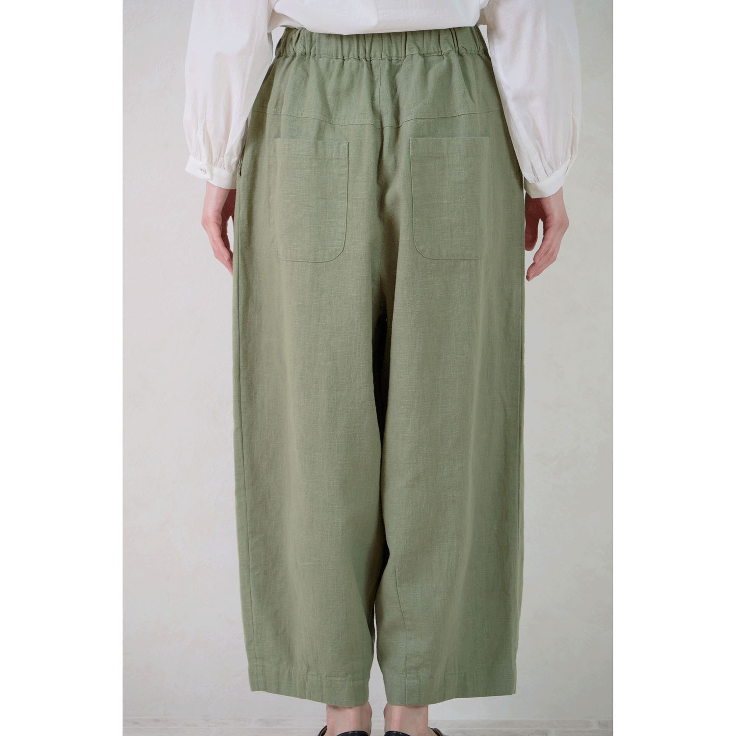 le ciel 麻綿平織パンツ - 画像8