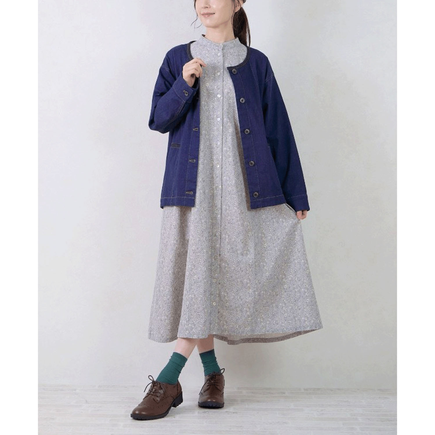 le ciel アソート花柄プリントワンピース