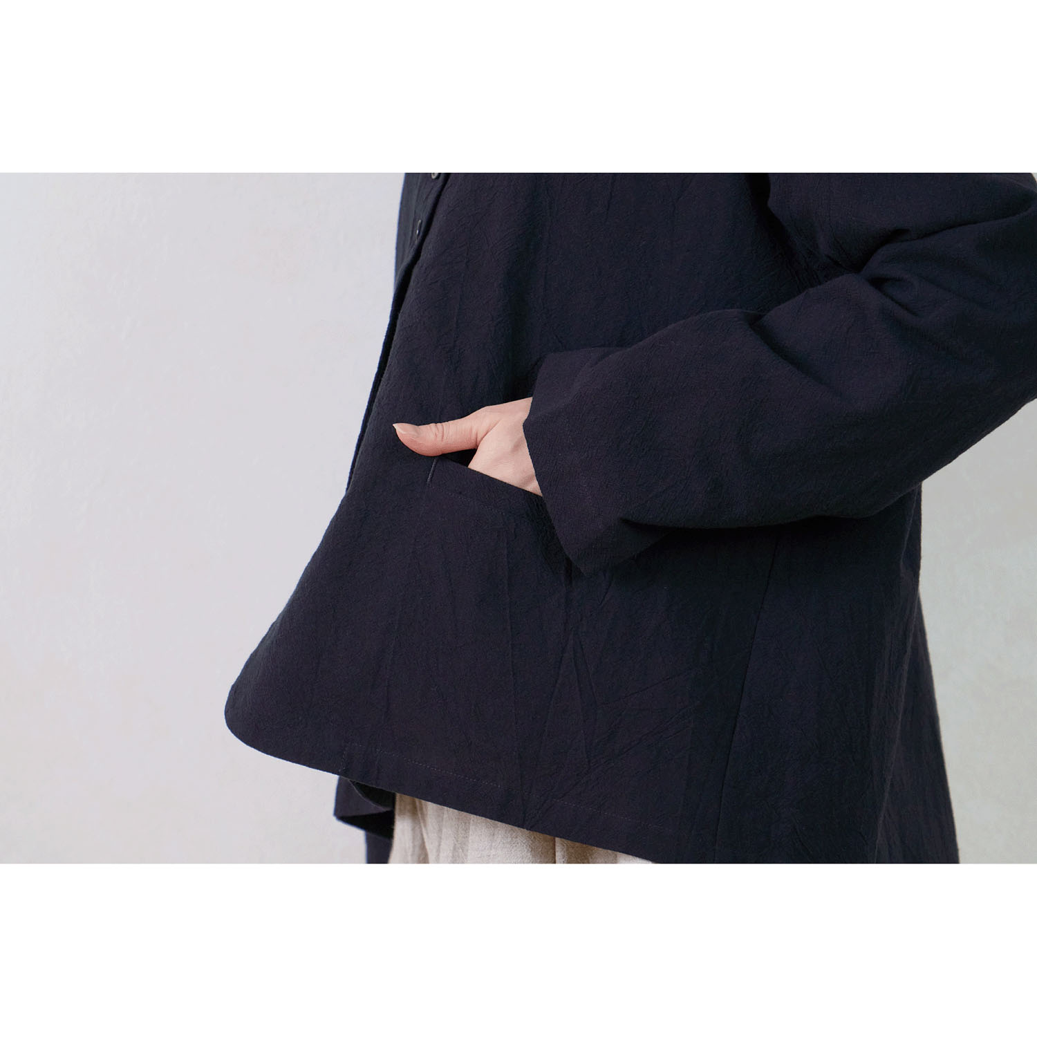 le ciel コットンシャンブレージャケット - 画像8