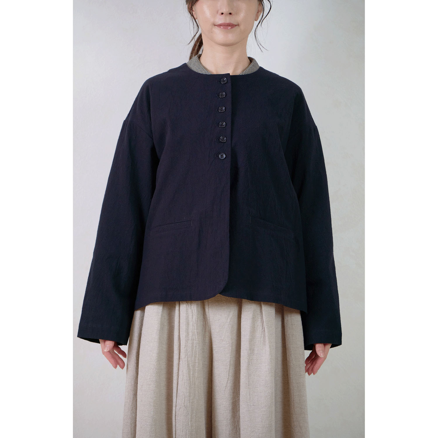 le ciel コットンシャンブレージャケット - 画像1