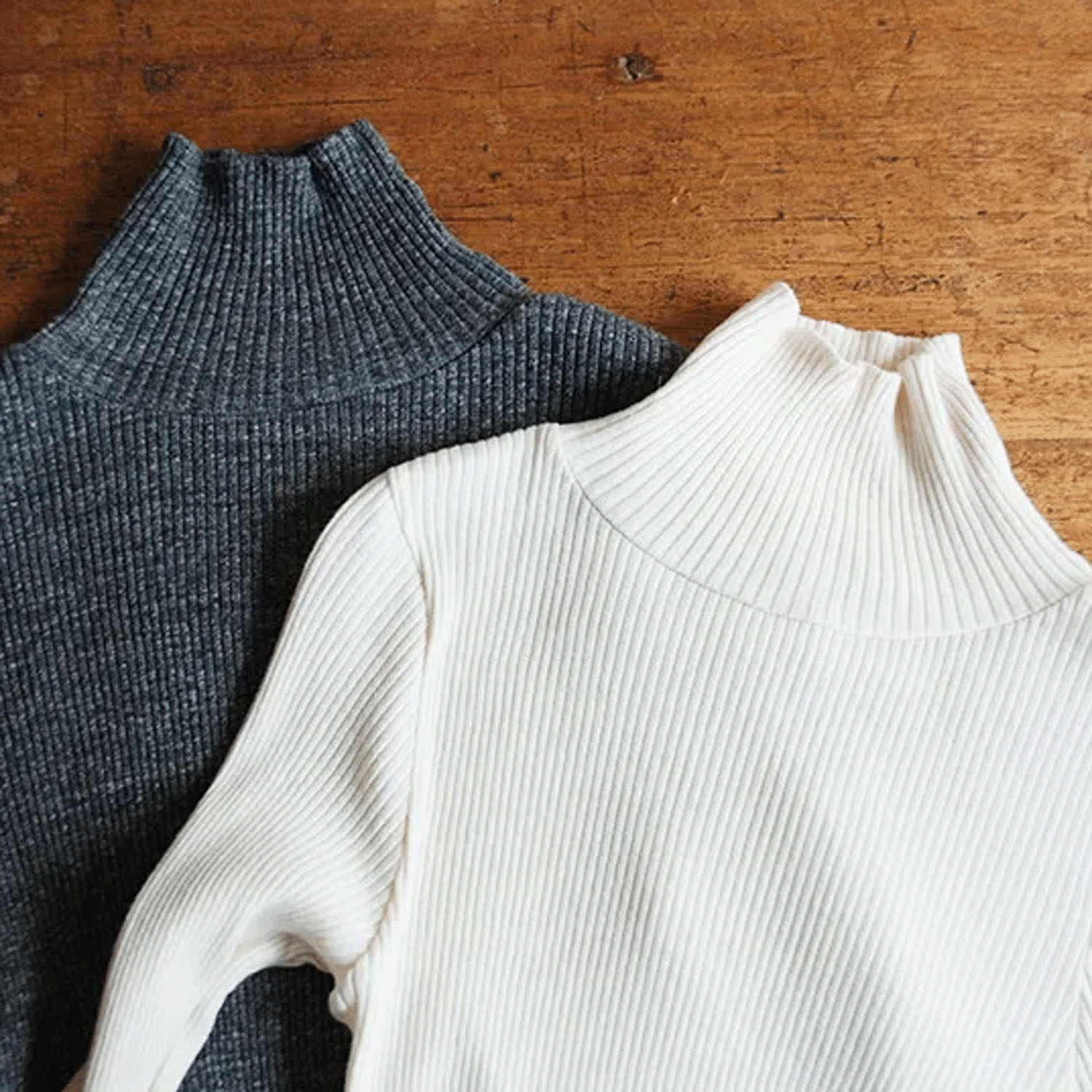 天衣無縫 コットンリブタートルネック - 画像2