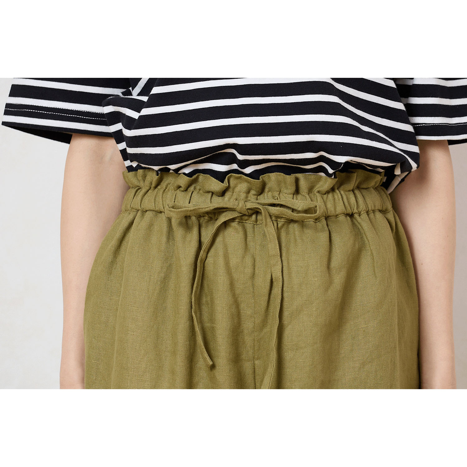 le ciel 麻平織りパンツ - 画像6