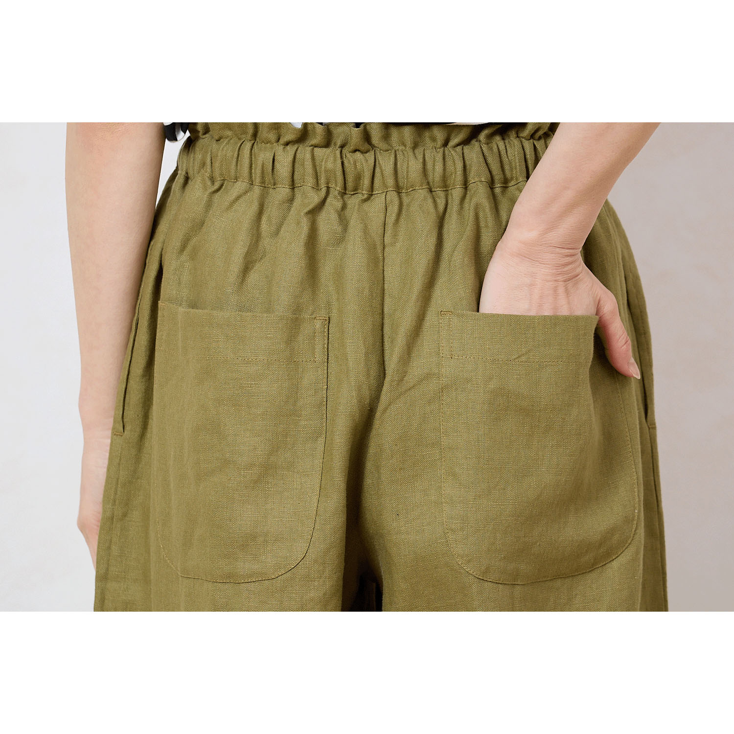 le ciel 麻平織りパンツ - 画像8