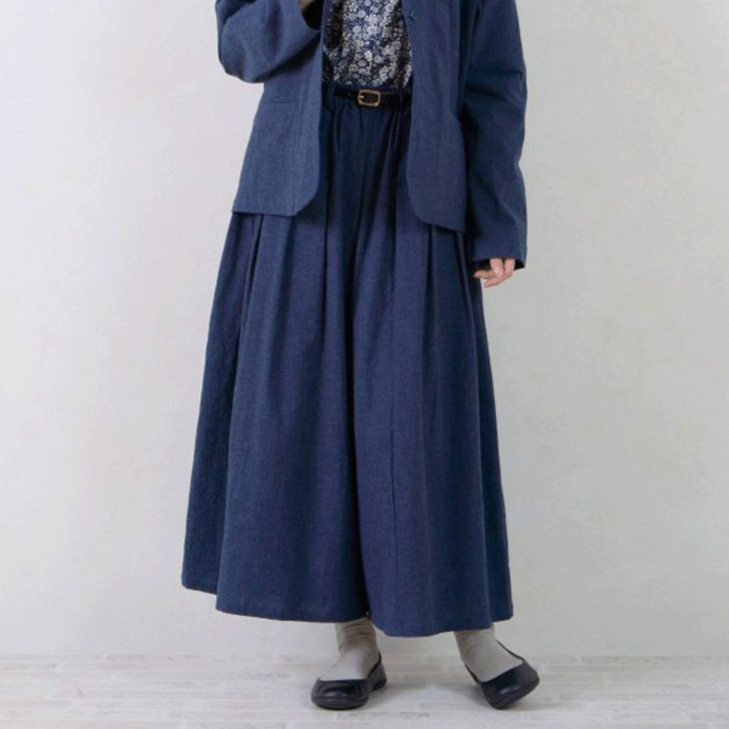 le ciel  コットンシャンブレパンツ - 画像1