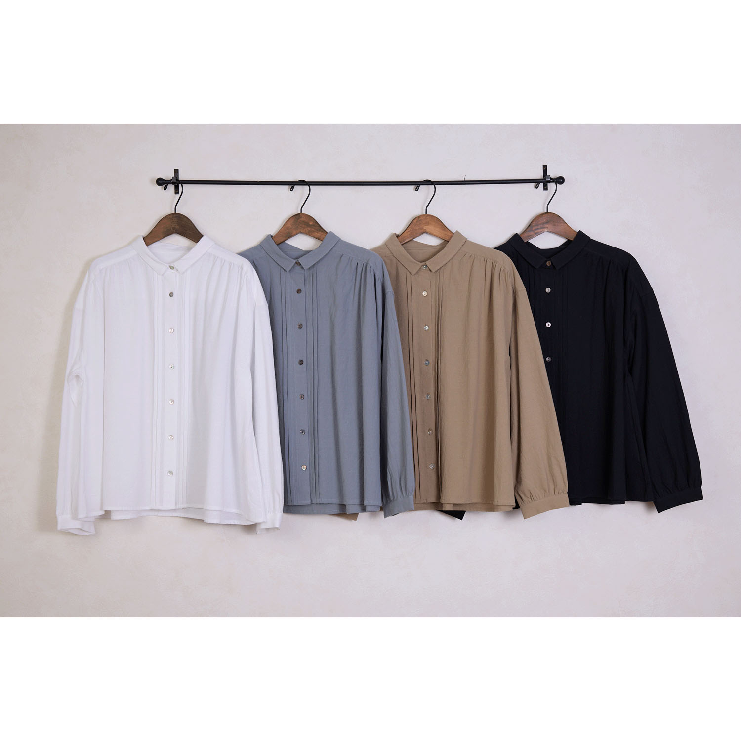 le ciel de demain コットンローンブラウス - 画像2