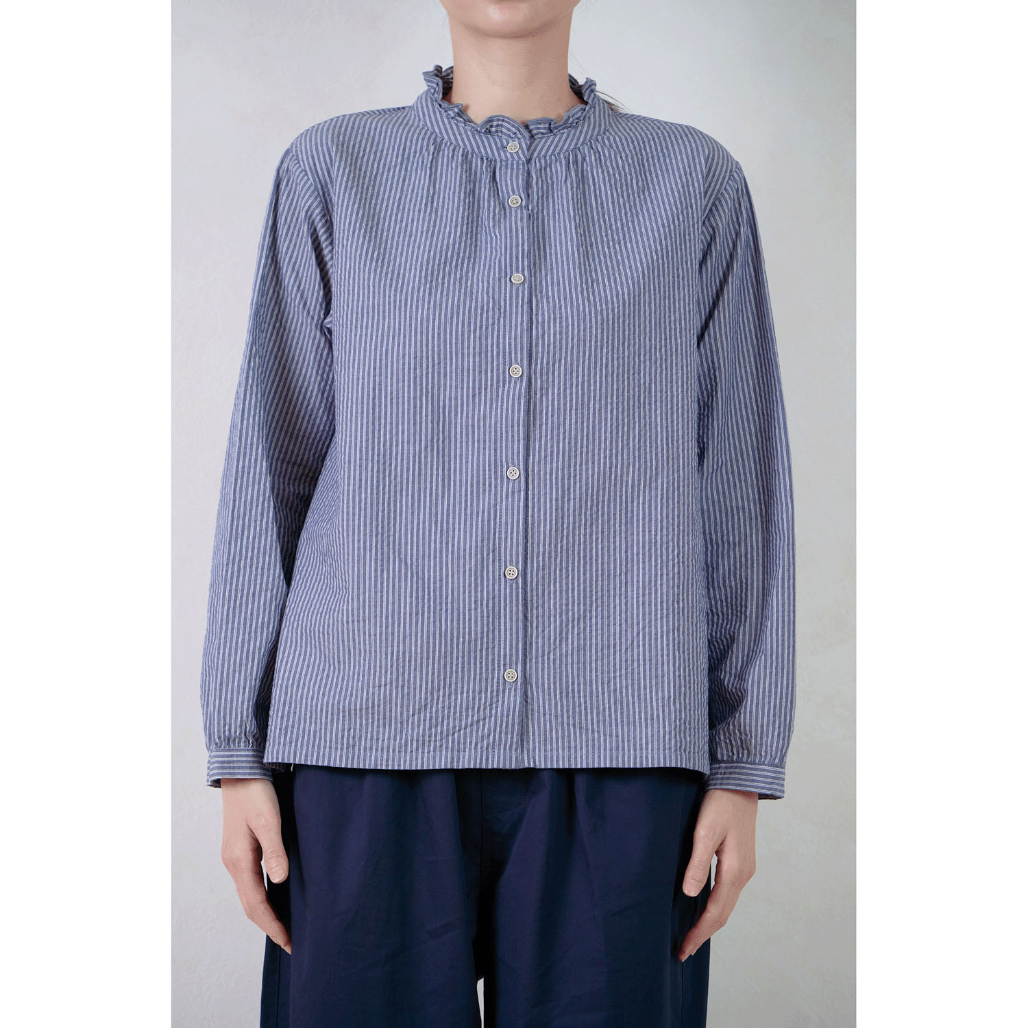 le ciel de demain コットンストライプチュニック - 画像7