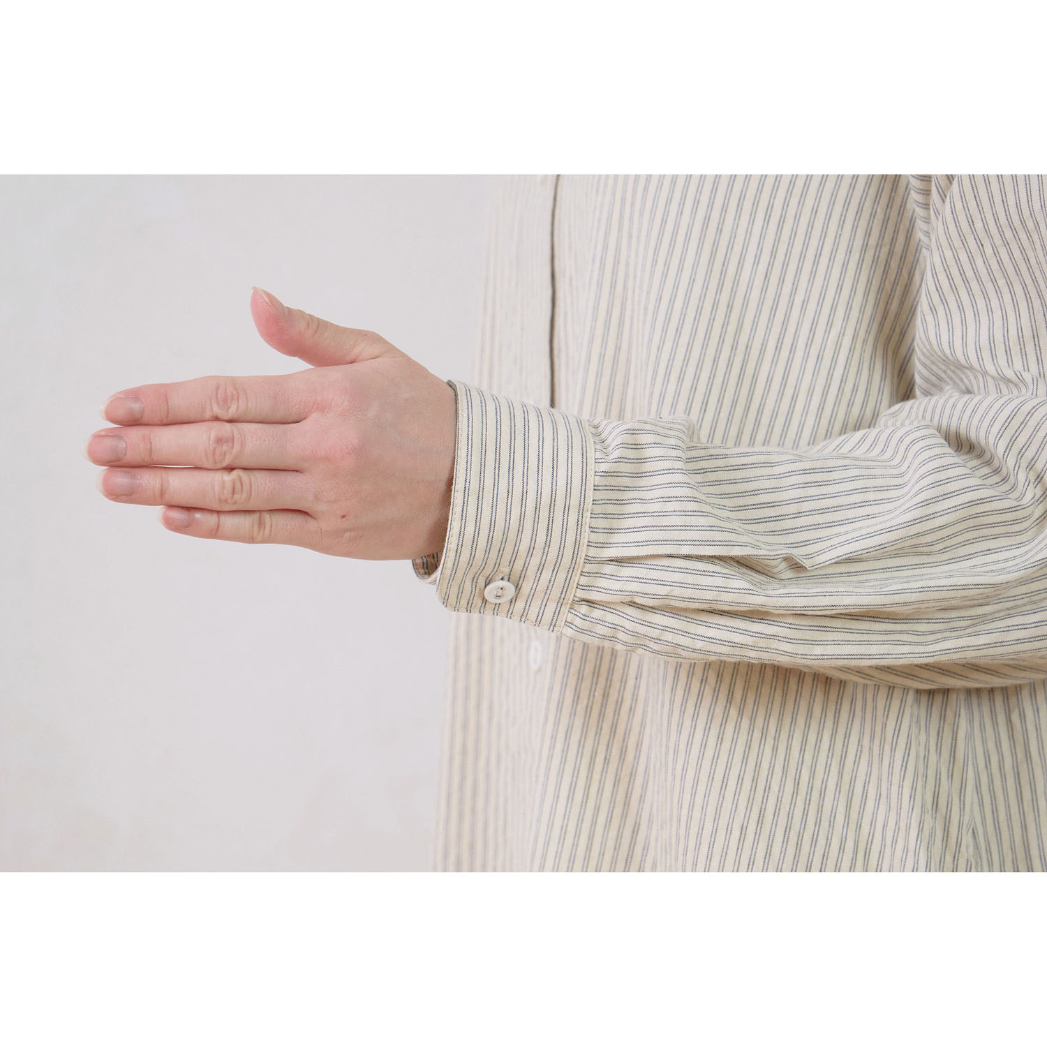 le ciel de demain コットンストライプワンピース - 画像6