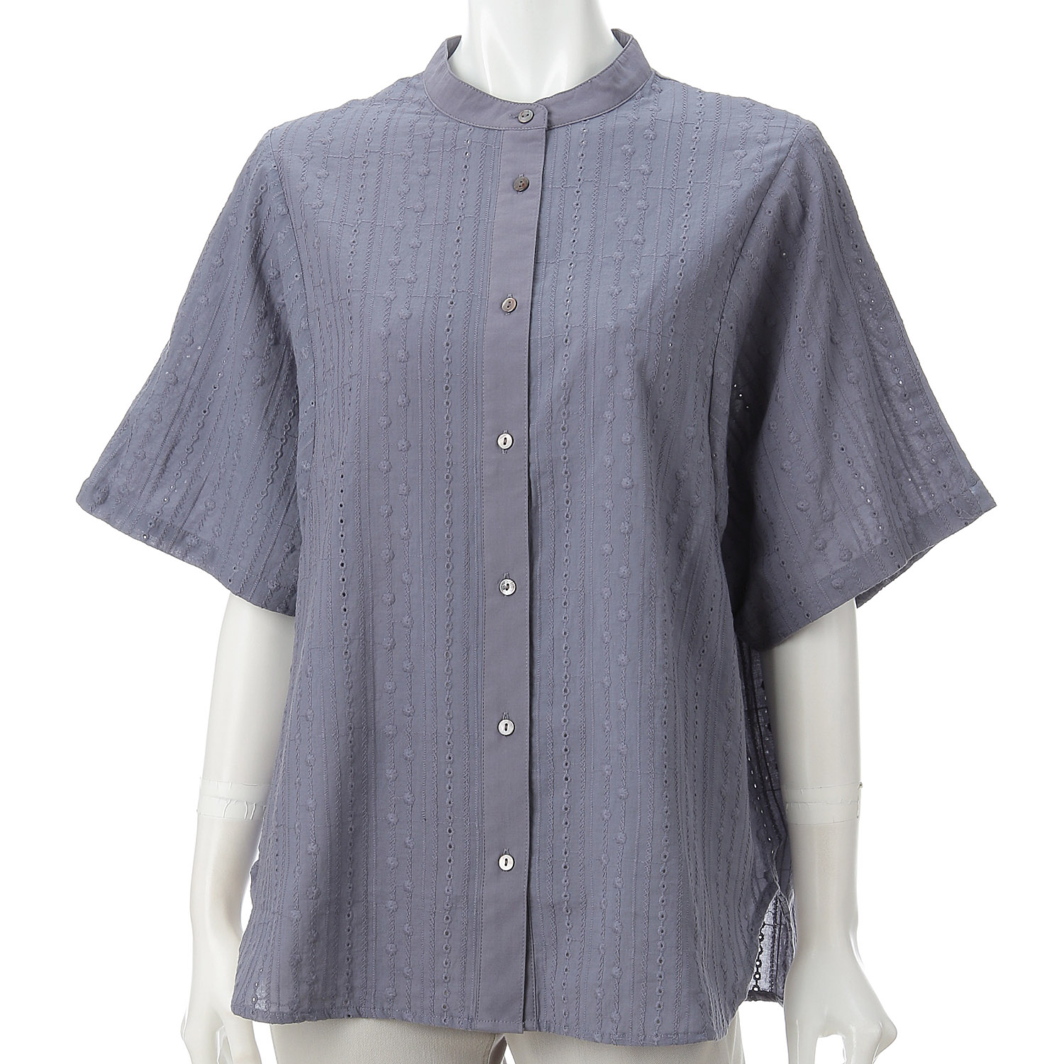 le ciel de demain コットンストライプレースチュニック - 画像10