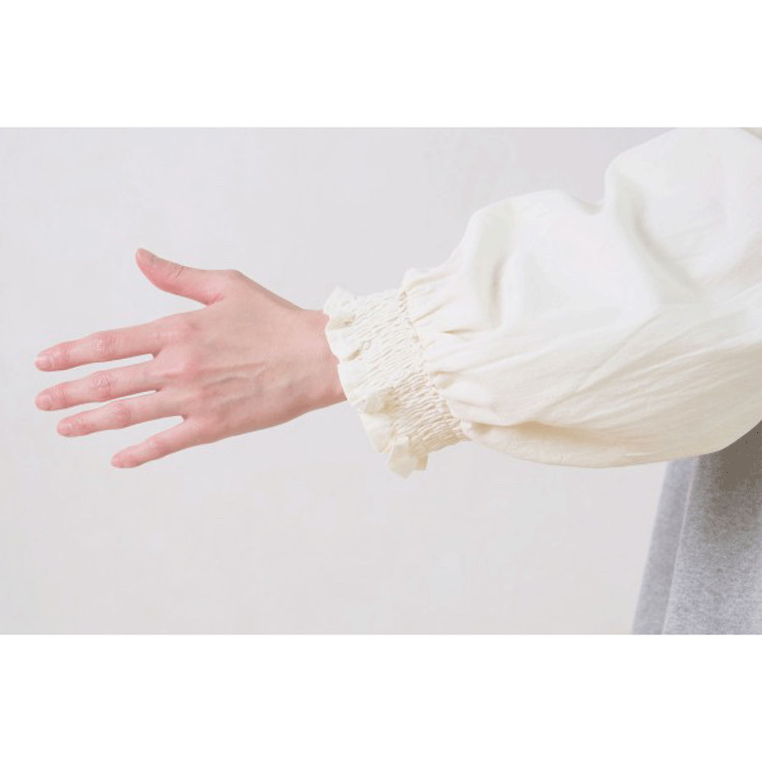 le ciel de demain コットン天竺カットソーブラウス - 画像4