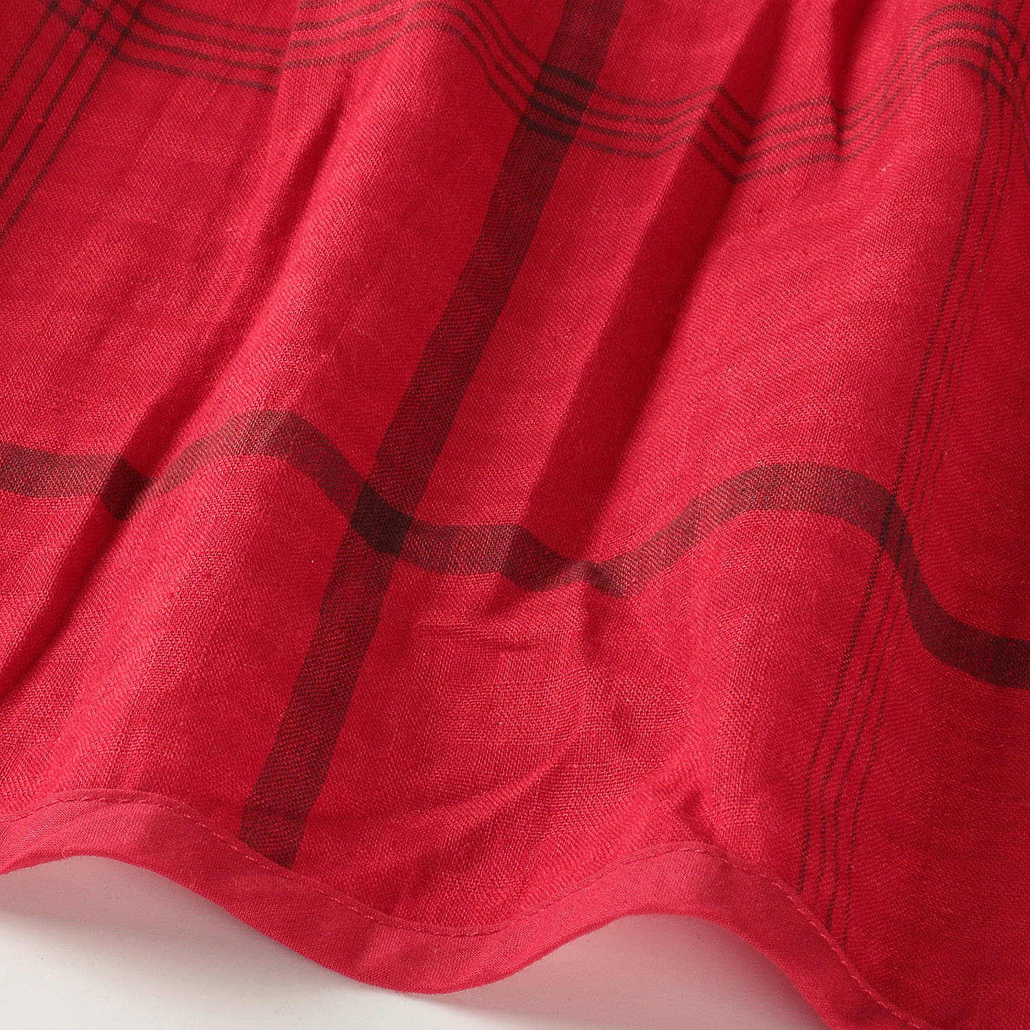 le ciel a tempsdoux 先染めチェックブラウス - 画像6