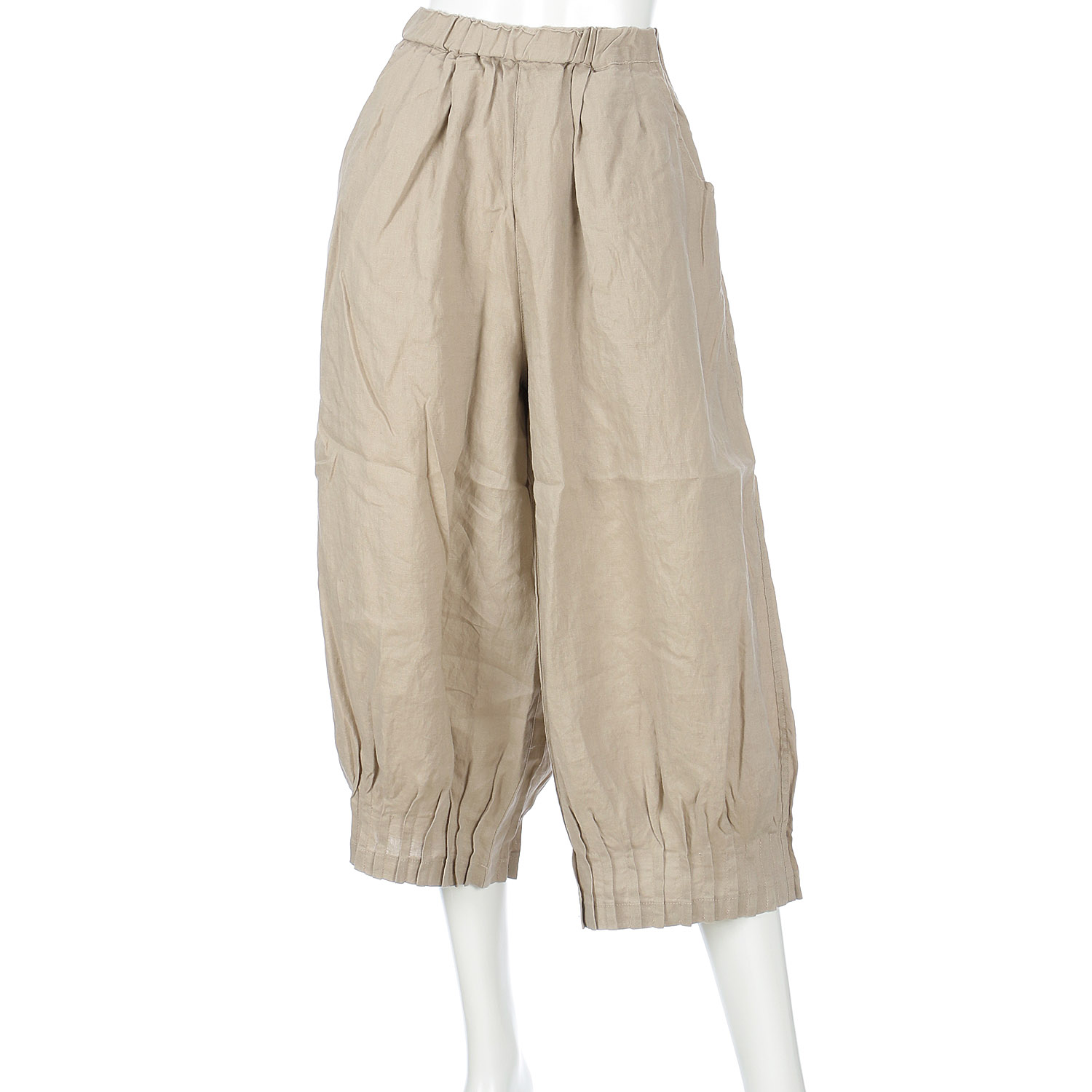 ubasoku 裏地付きワイドシルエットパンツ - 画像11